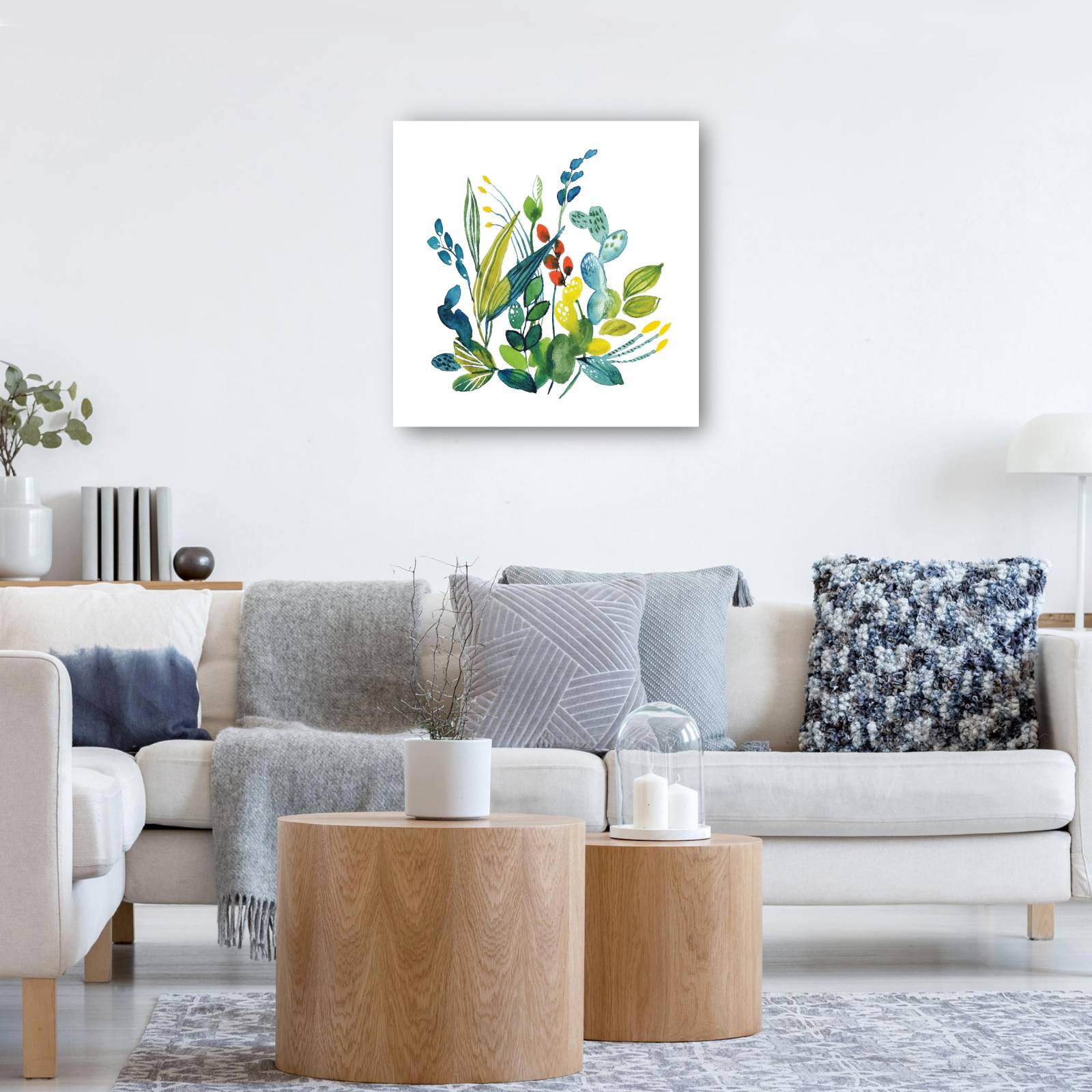 cuadro decorativo - jardín inglés 2