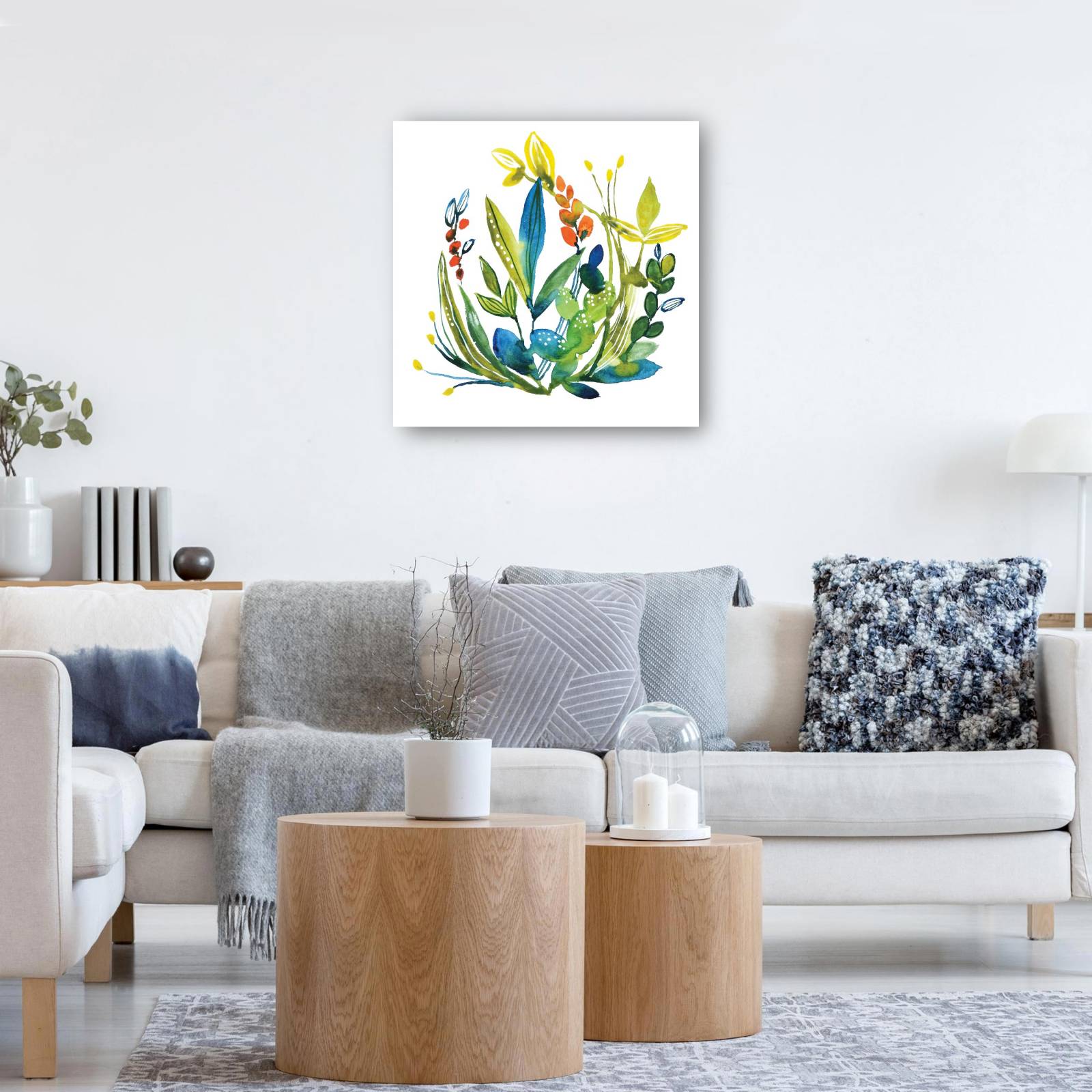 cuadro decorativo - jardín inglés 3