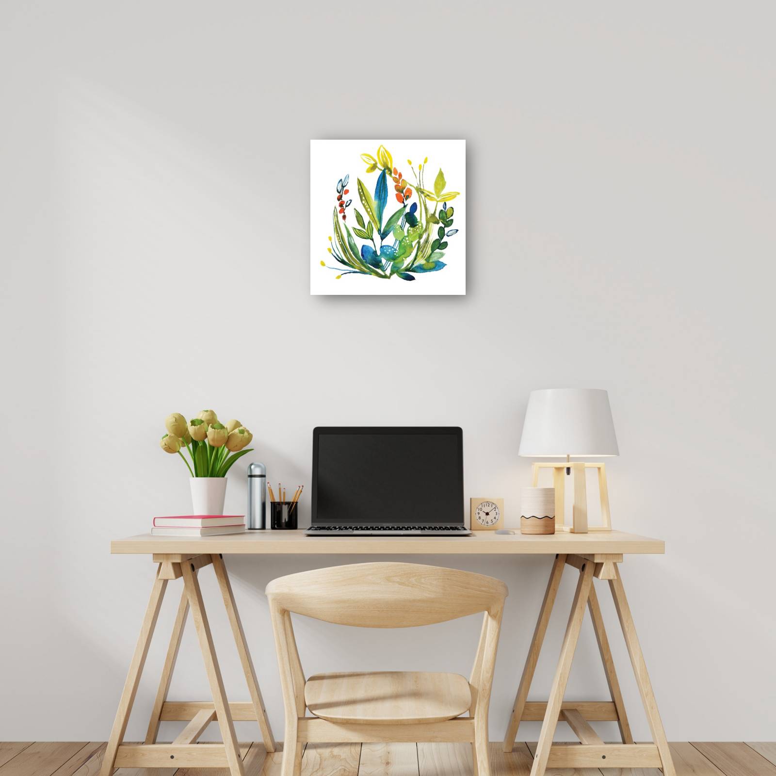 cuadro decorativo - jardín inglés 3