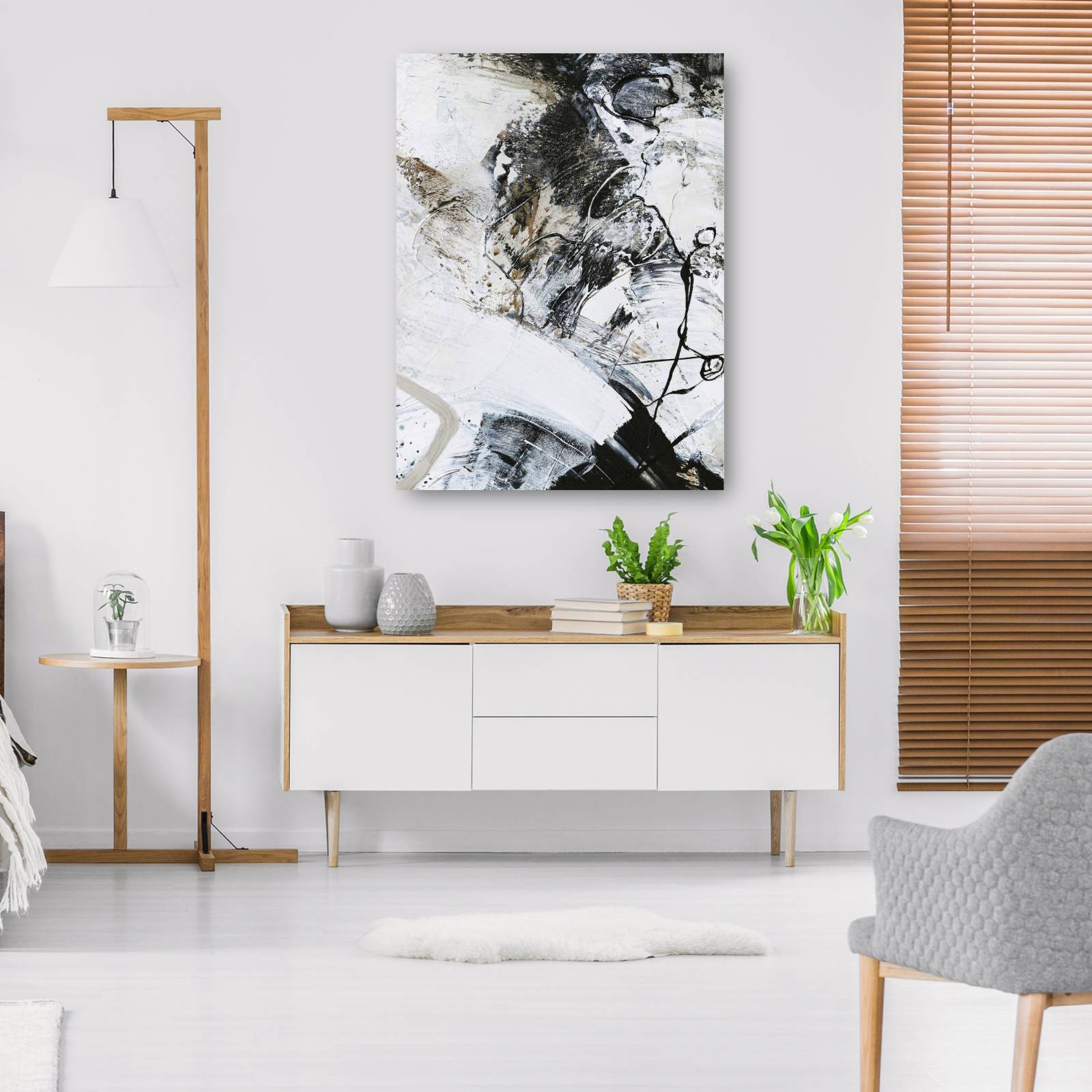 cuadro decorativo - Blanco y negro 1