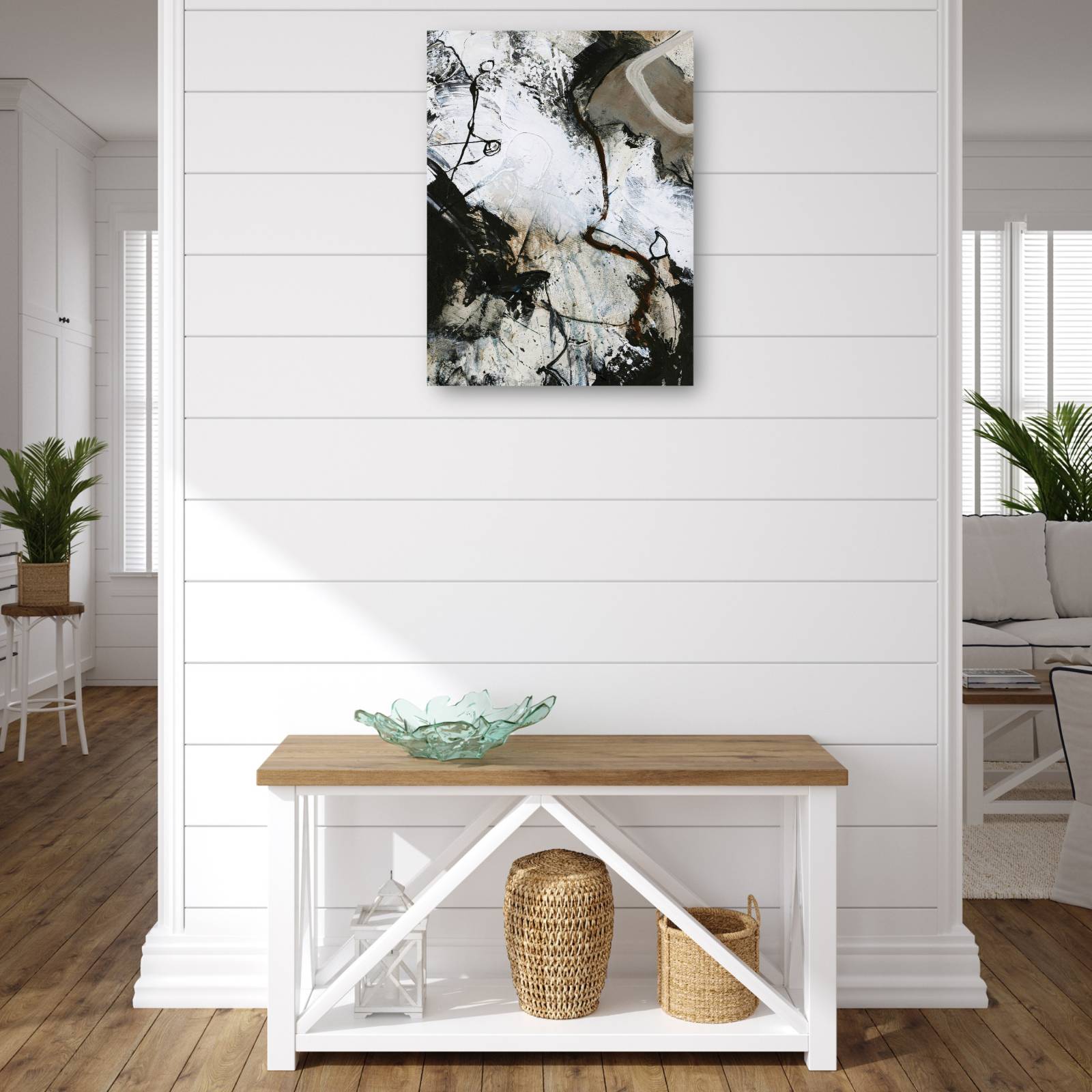 cuadro decorativo - Blanco y negro 3