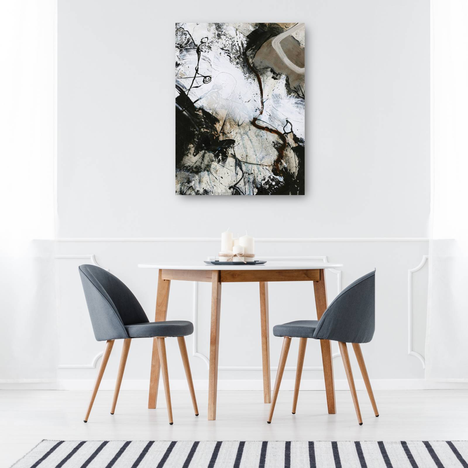 cuadro decorativo - Blanco y negro 3