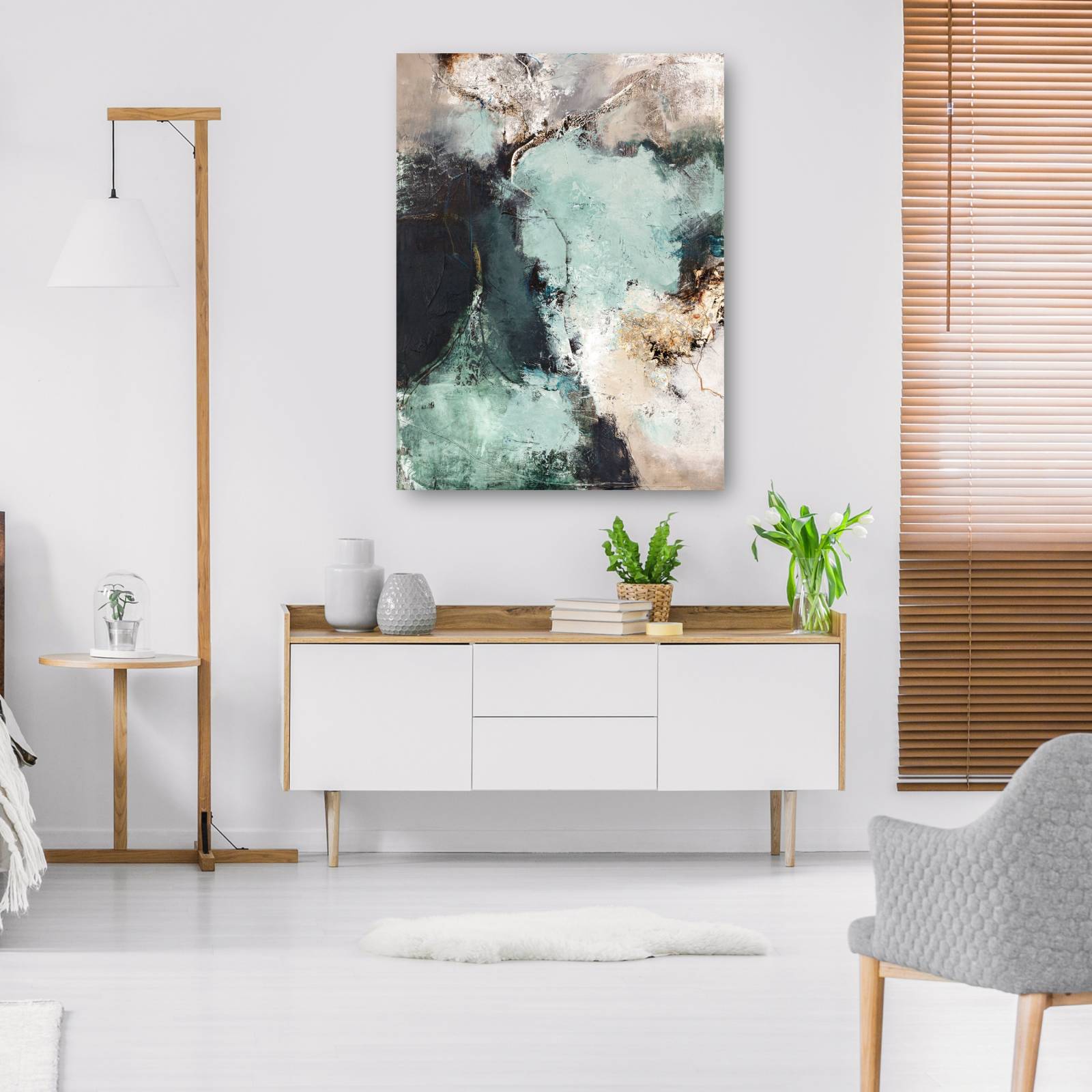 cuadro decorativo - gran verde