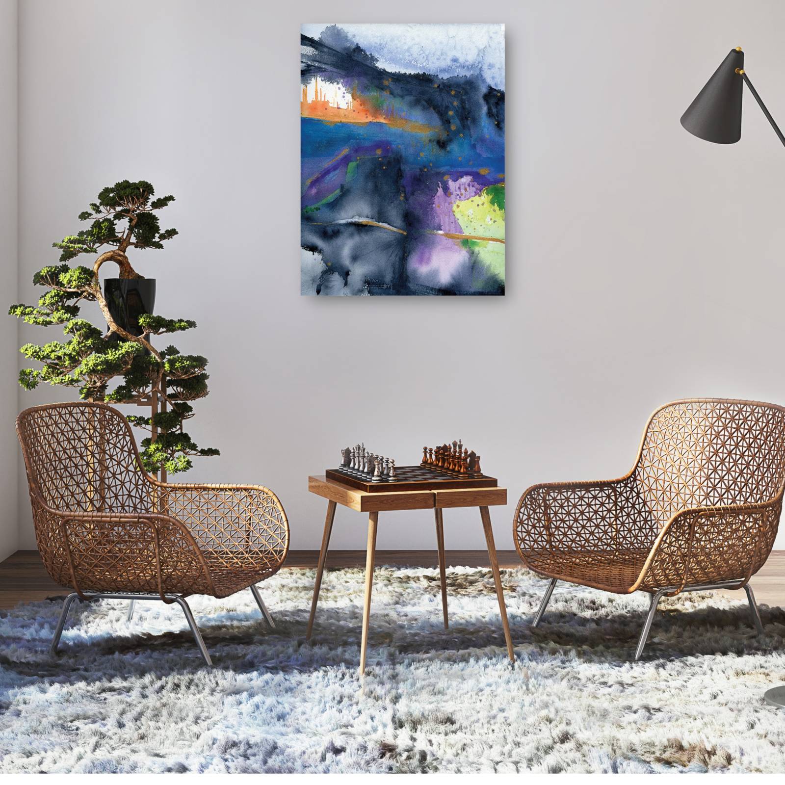 cuadro decorativo  Valle de Neptuno