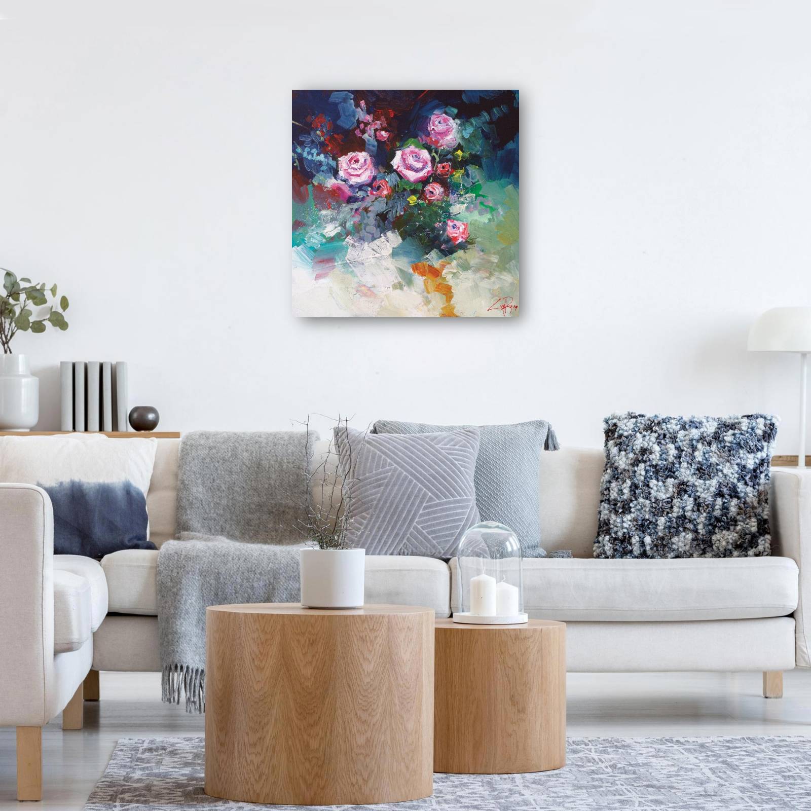 cuadro decorativo  rosas