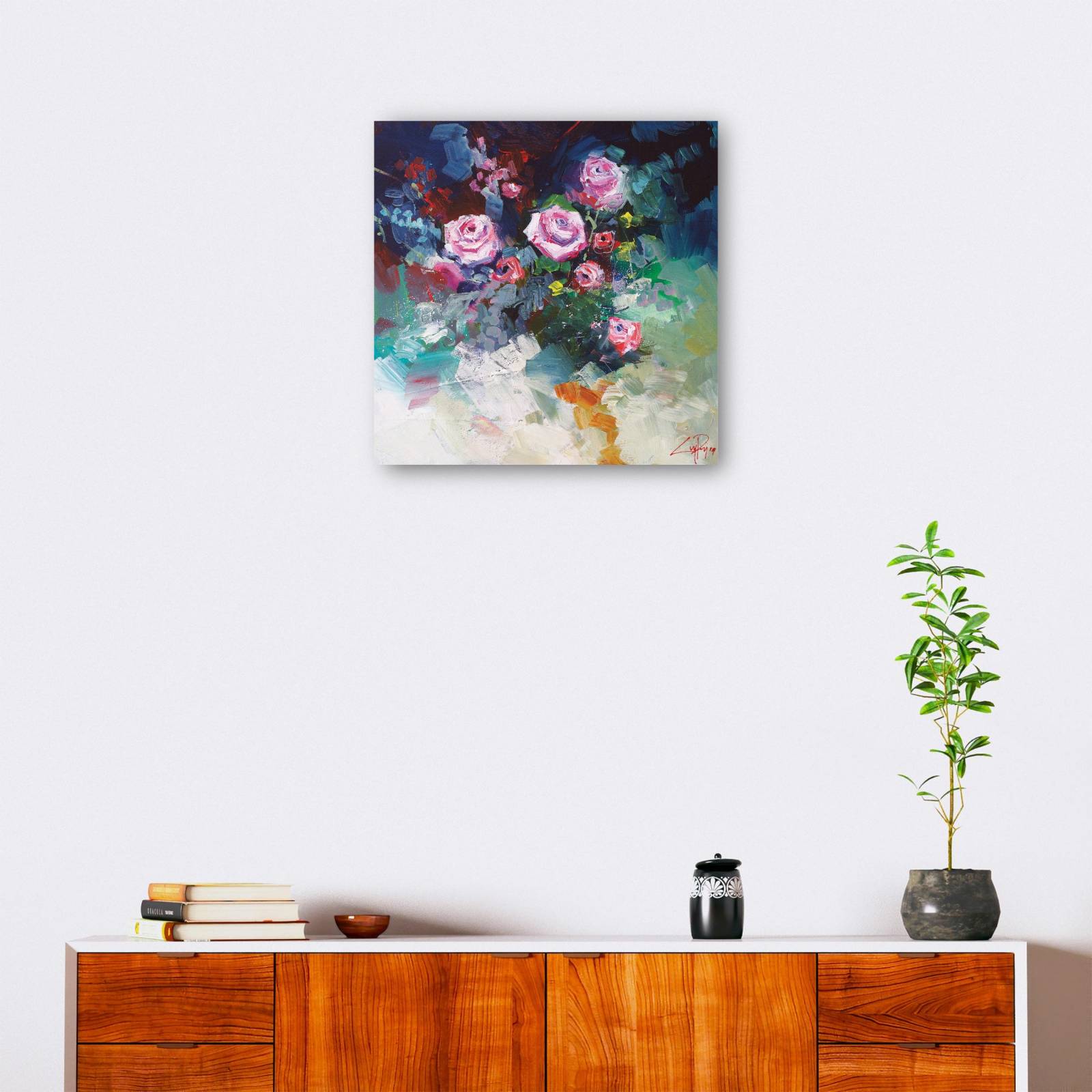 cuadro decorativo  rosas