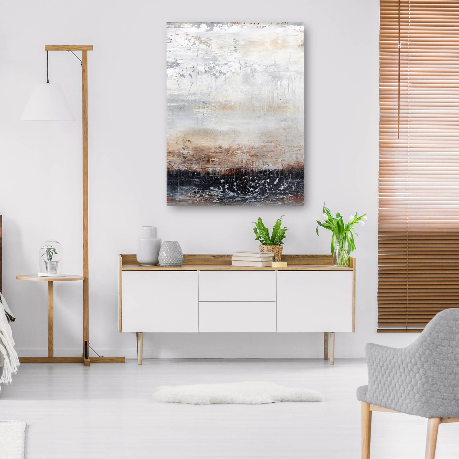 cuadro decorativo  Campo de Invierno No