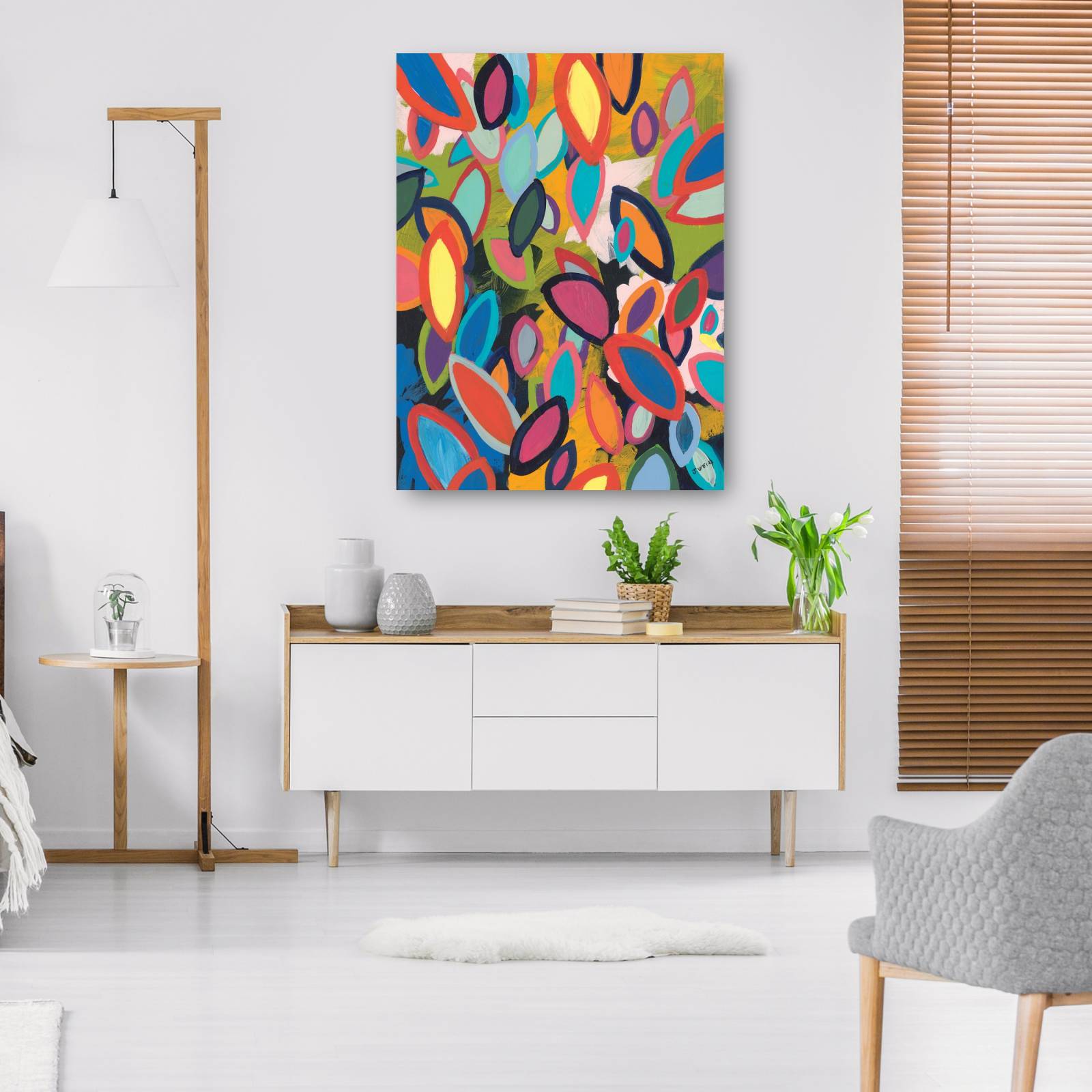 cuadro decorativo  Bosque Piso No