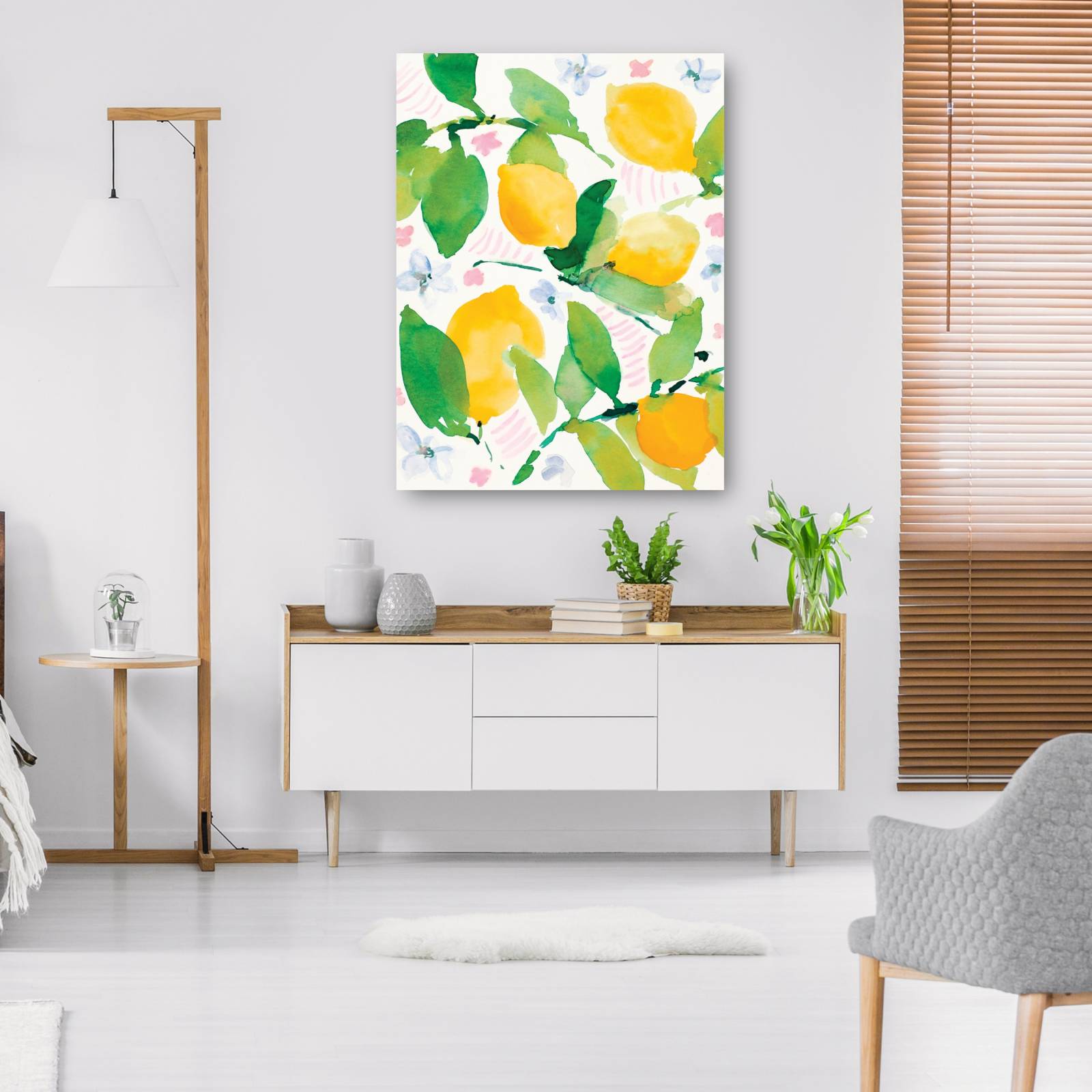 cuadro decorativo - Limones de jardín