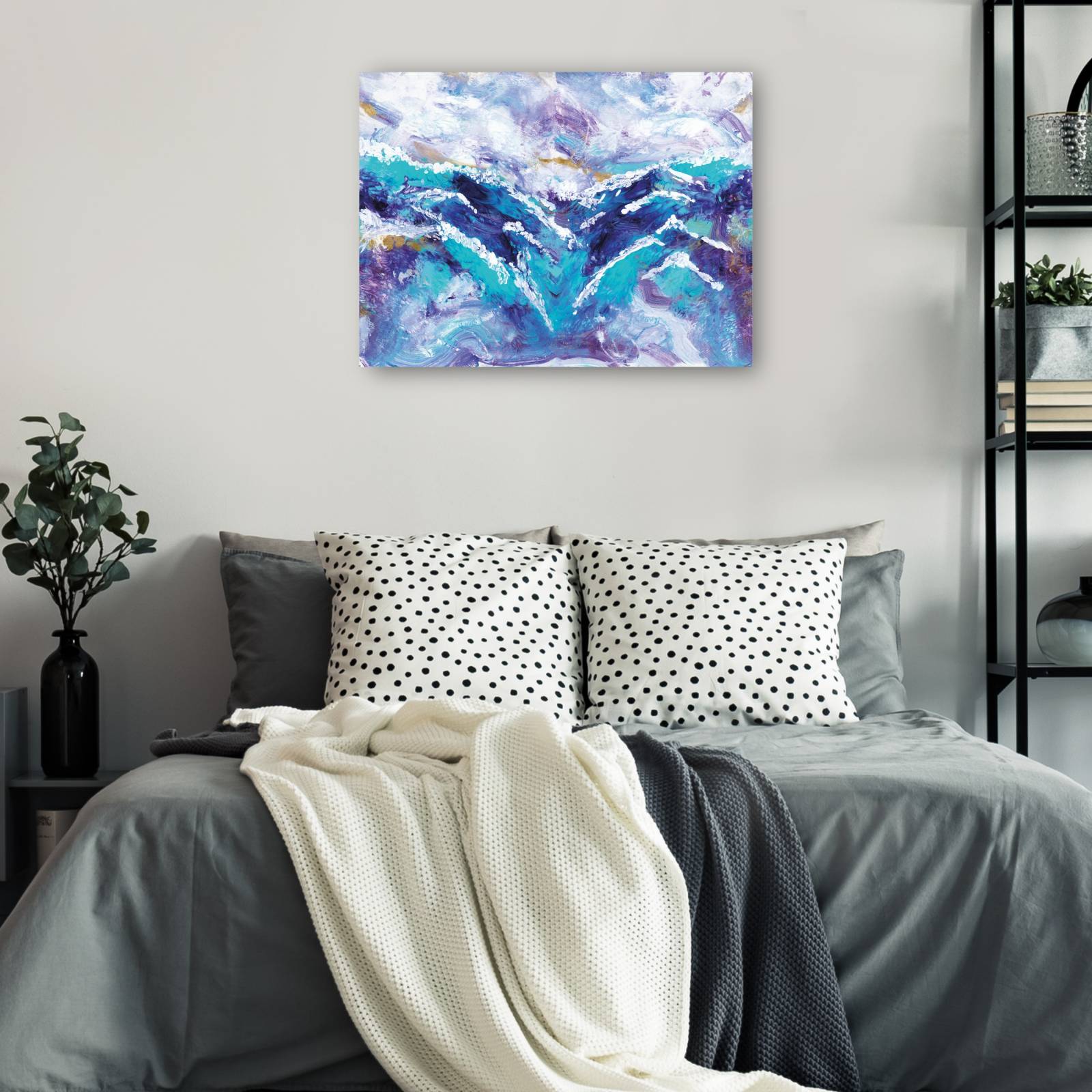 cuadro decorativo - Las olas del mar