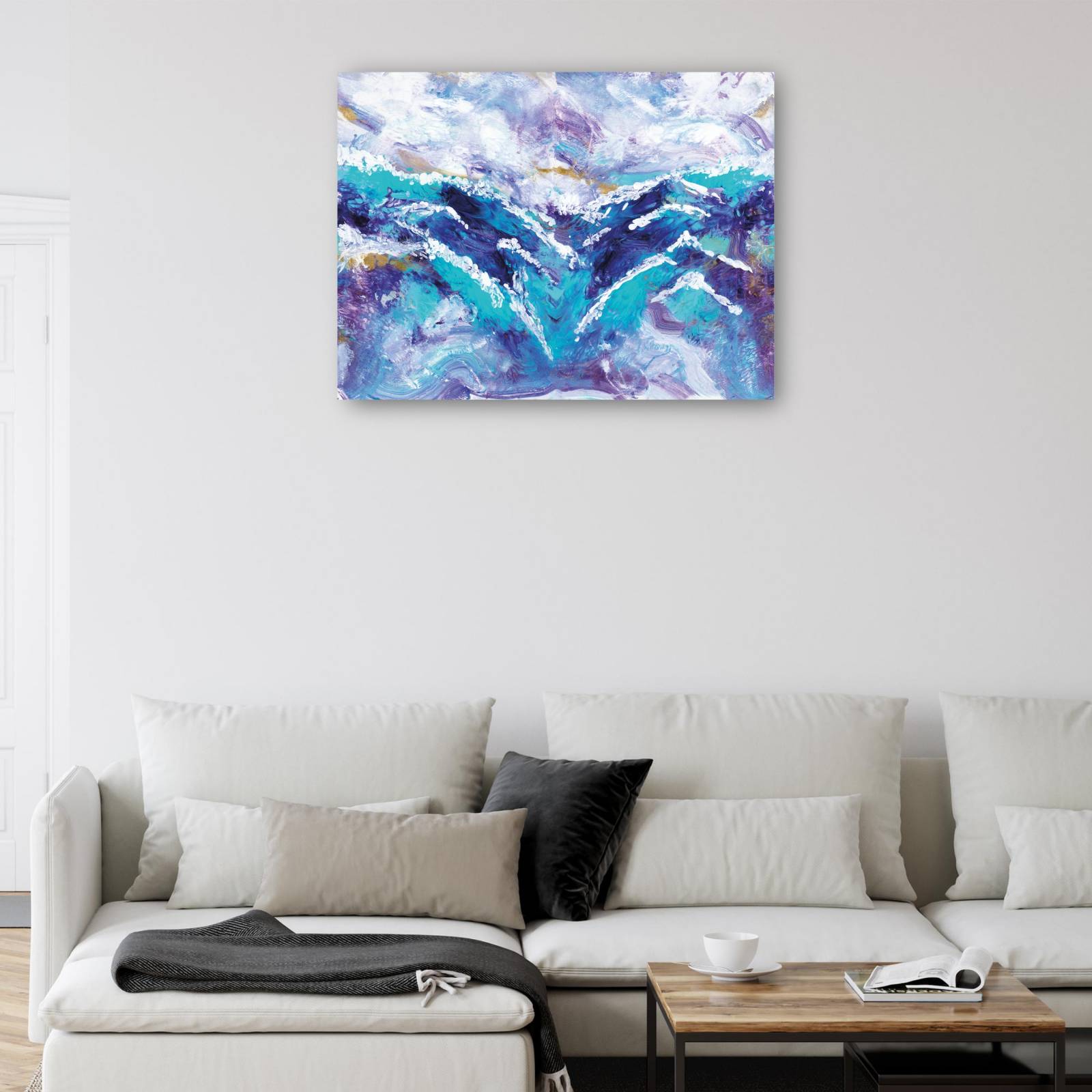 cuadro decorativo - Las olas del mar