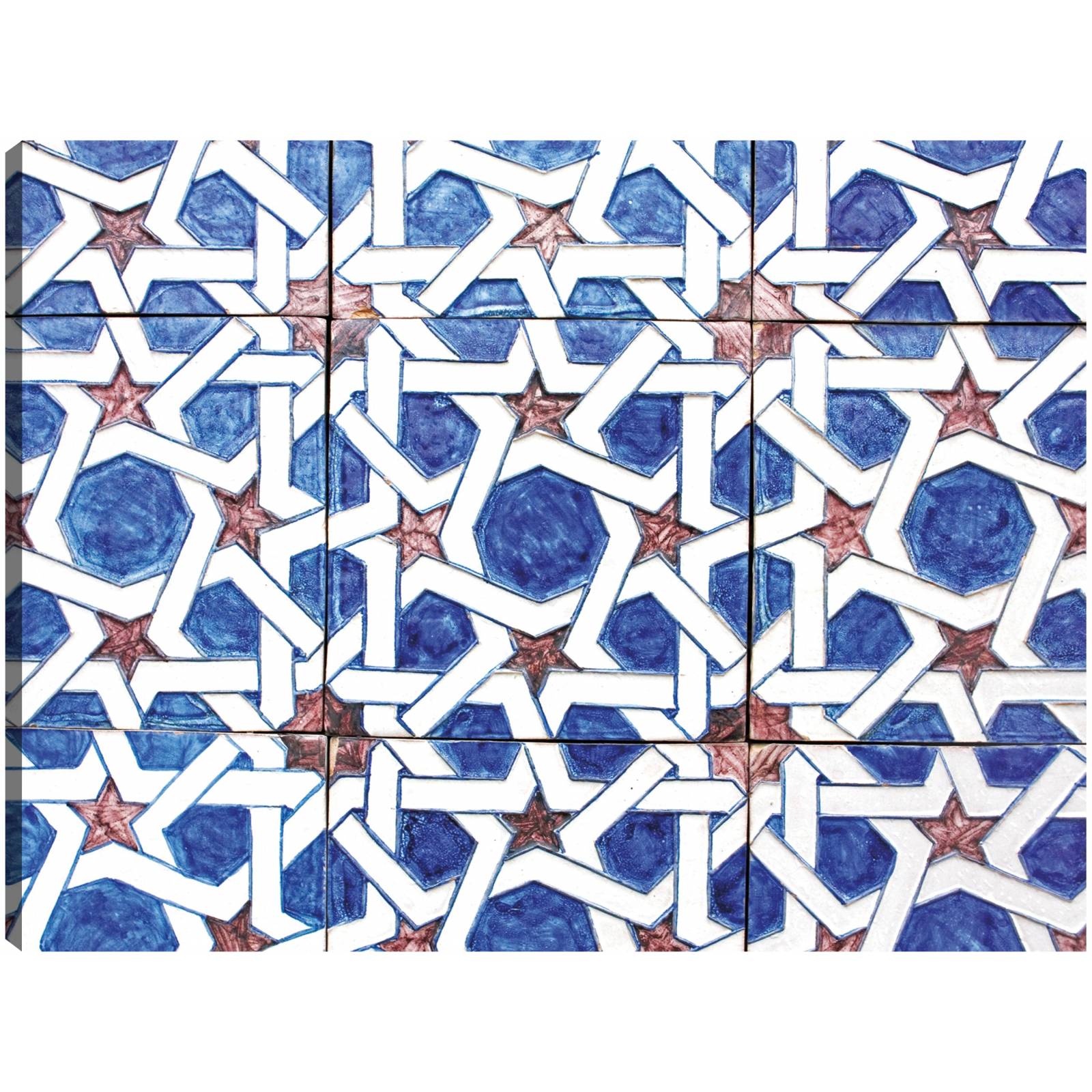 cuadro decorativo Azulejos Estrella Azul de Andalucía