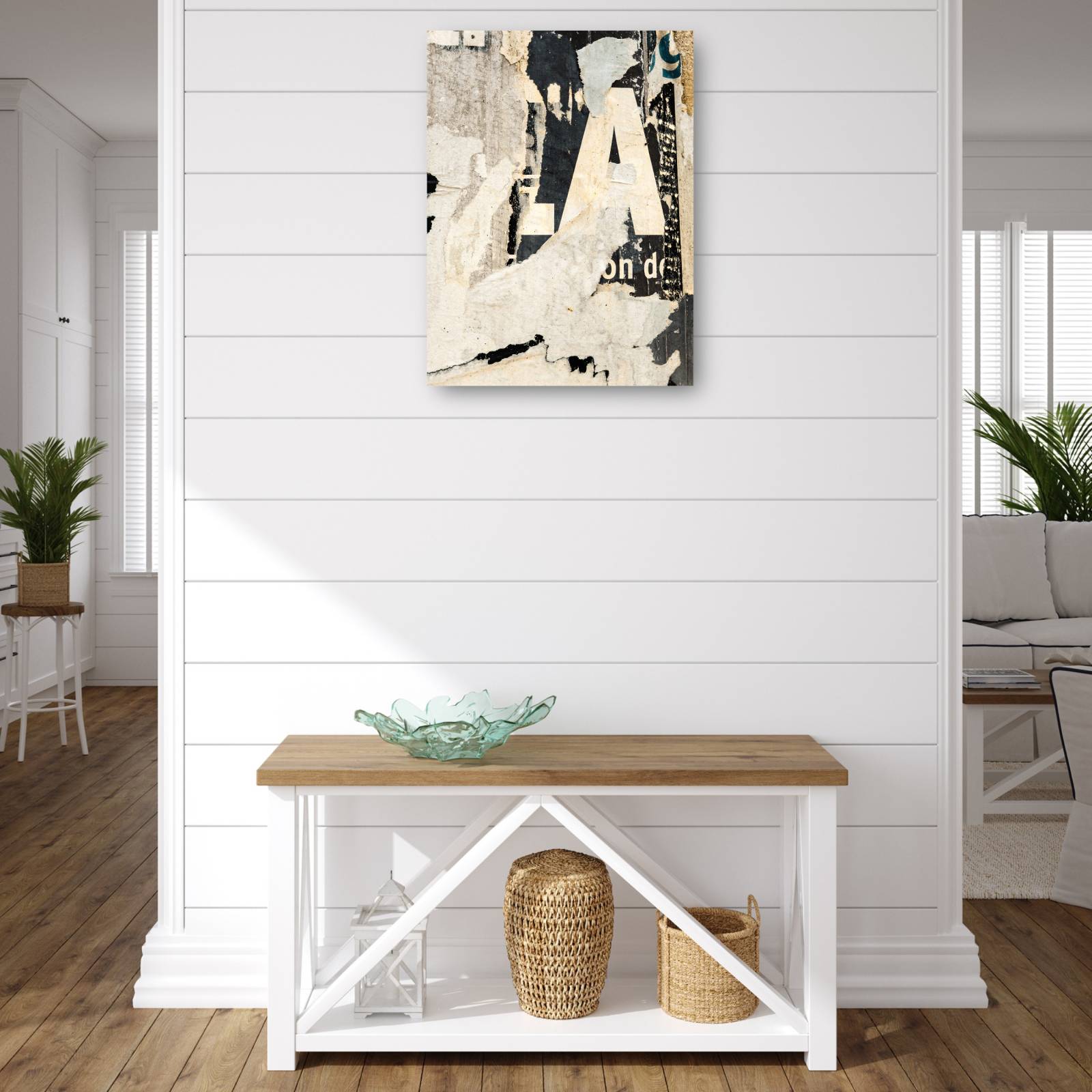 cuadro decorativo A es para collage abstracto