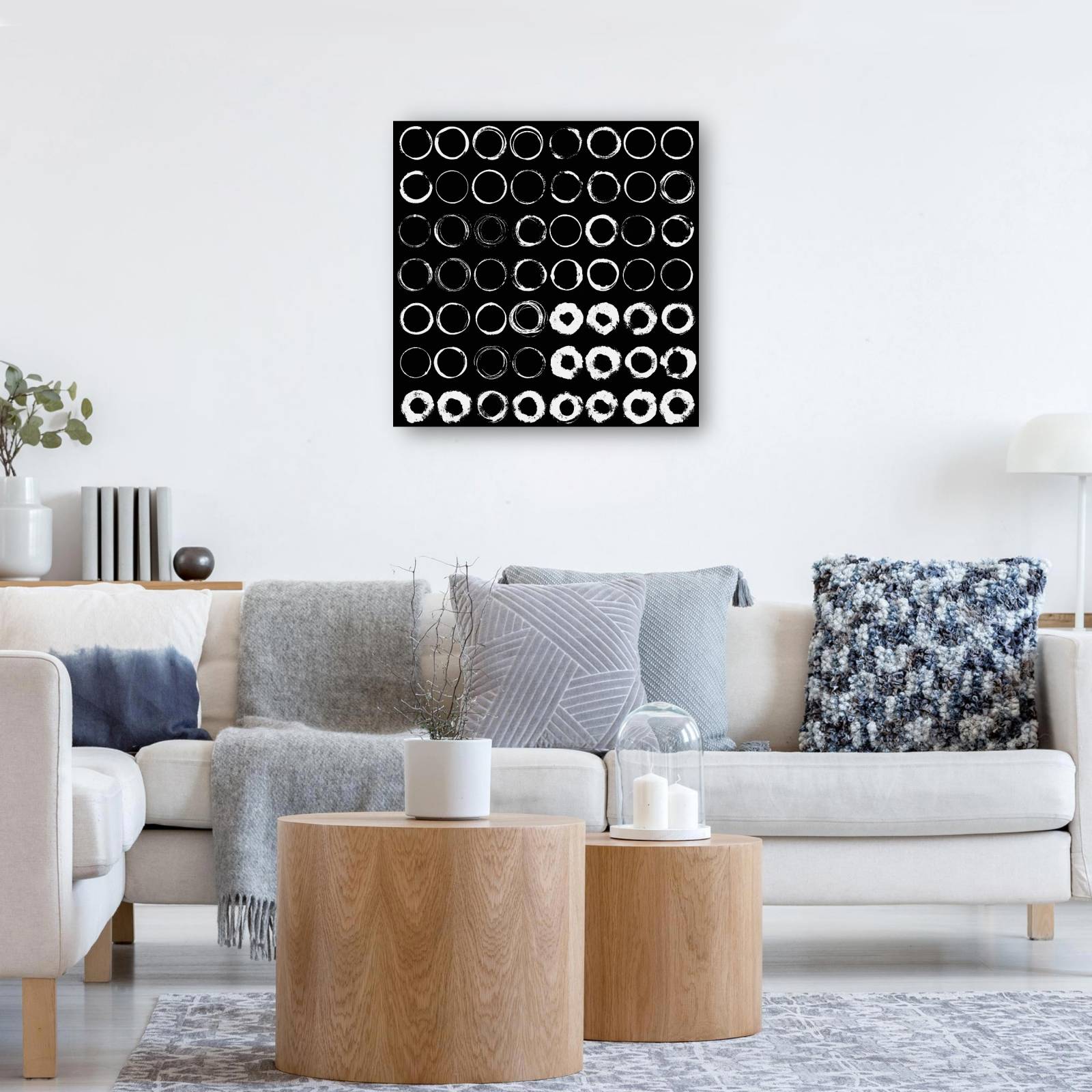 cuadro decorativo Deja de correr en círculos