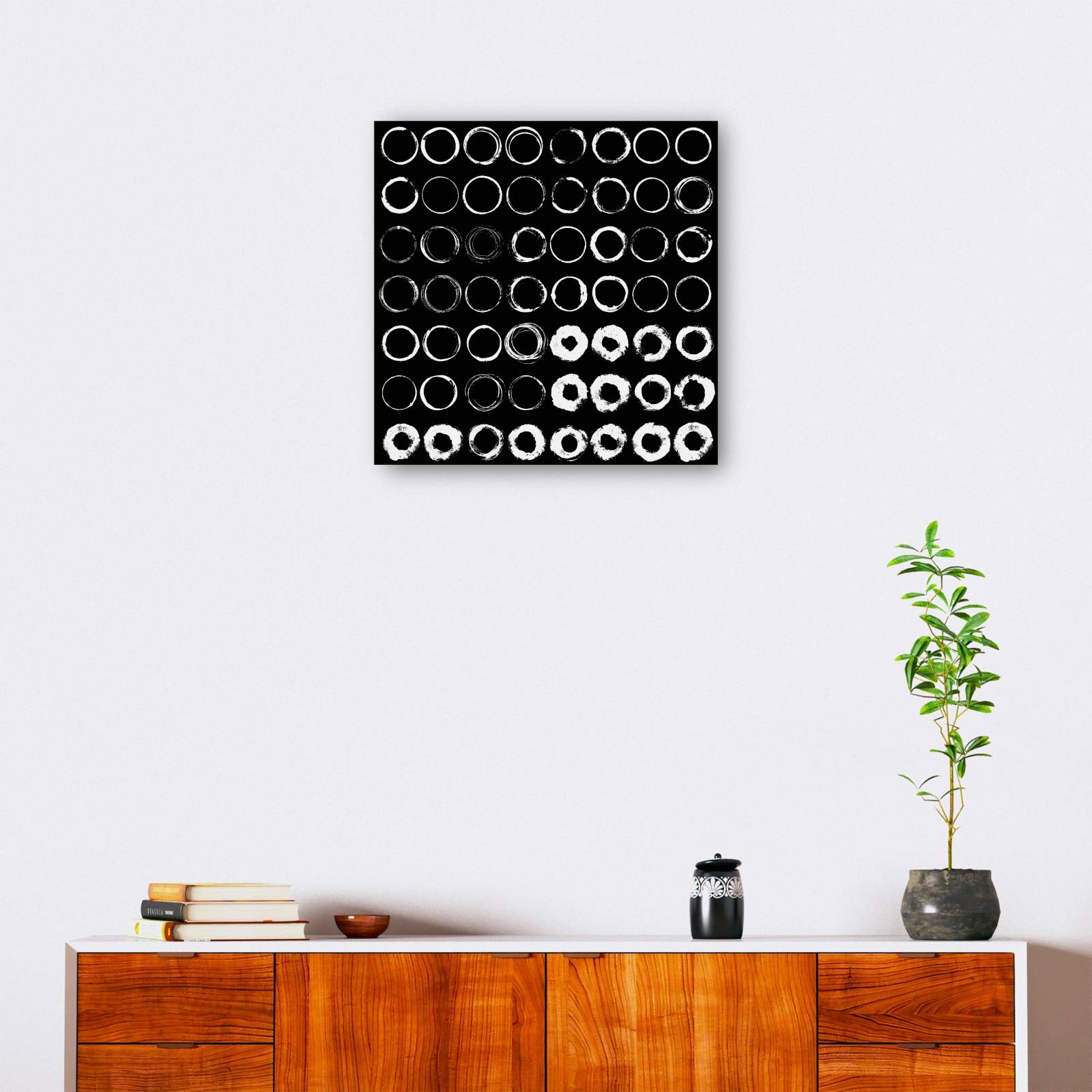 cuadro decorativo Deja de correr en círculos