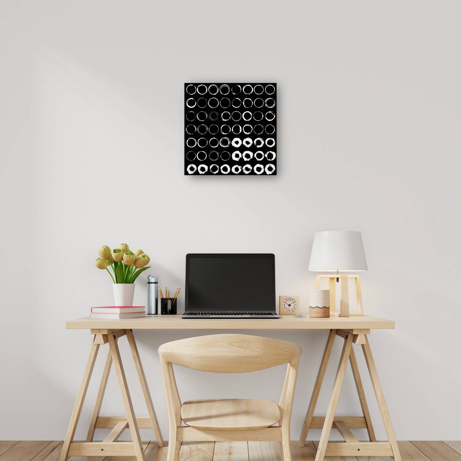 cuadro decorativo Deja de correr en círculos