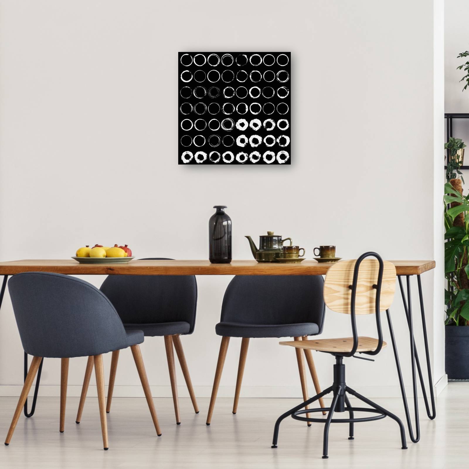 cuadro decorativo Deja de correr en círculos