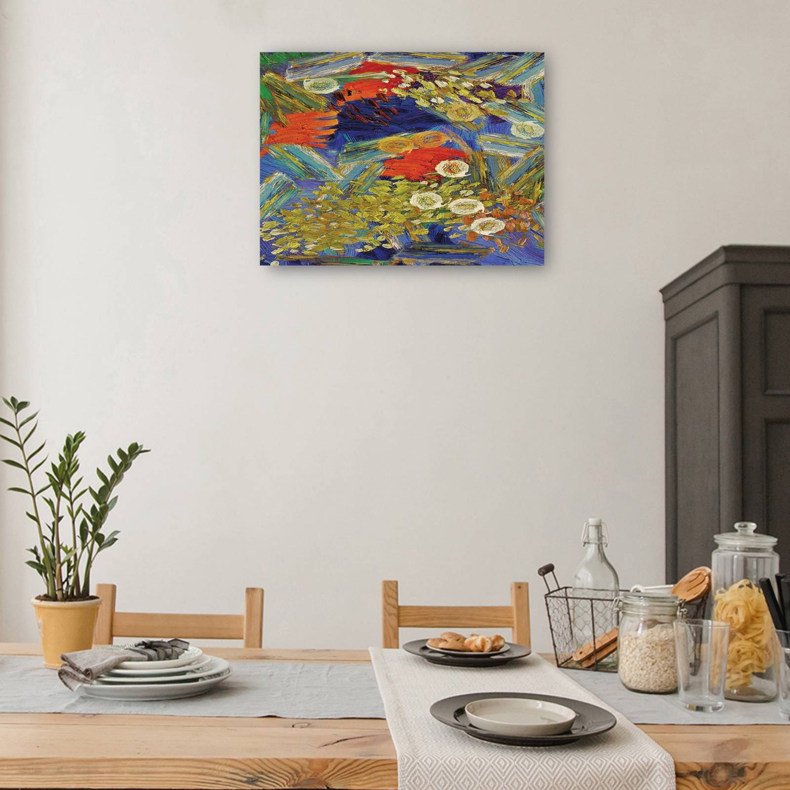 cuadro decorativo Persiguiendo Goldfish Resumen