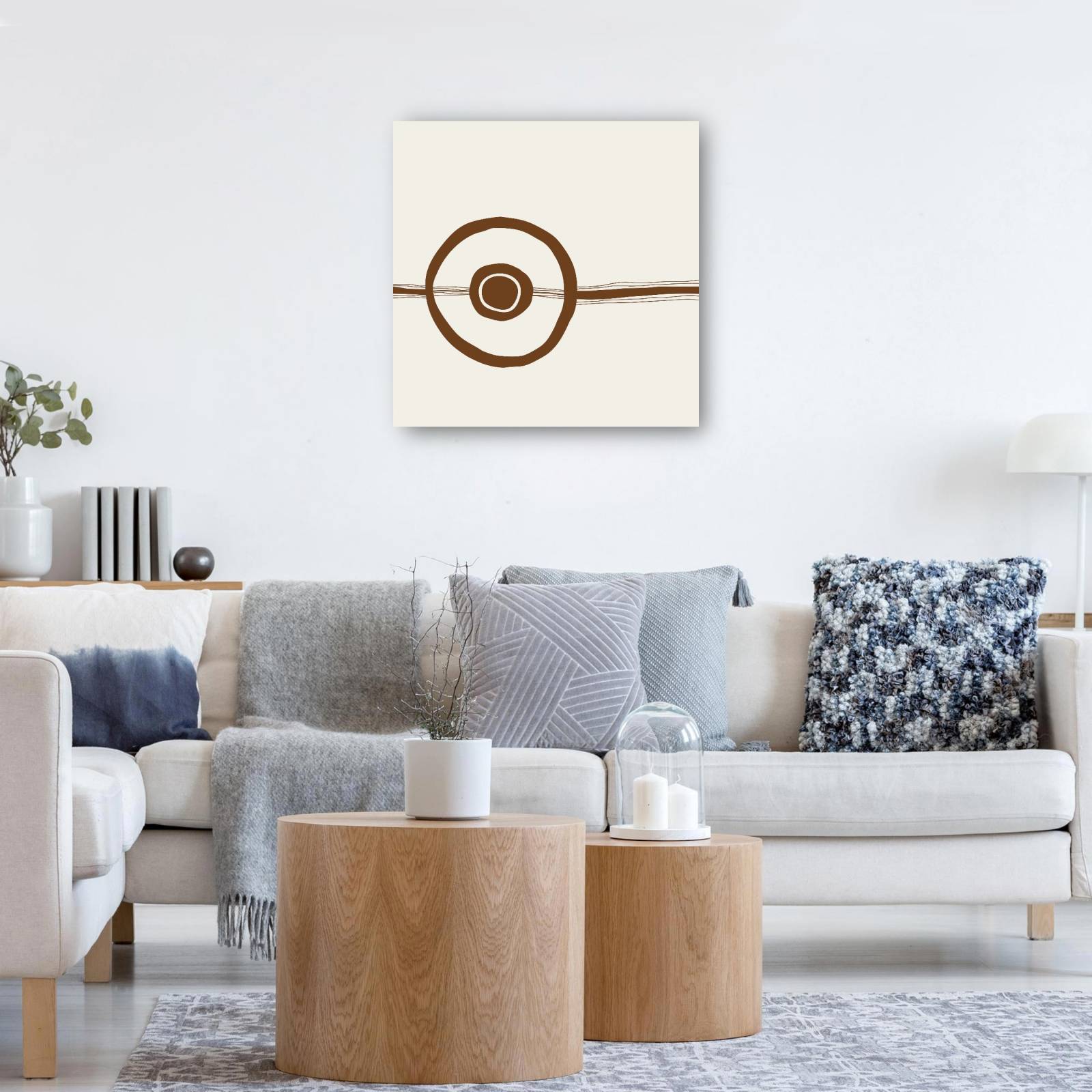 cuadro decorativo Círculos de alma mod