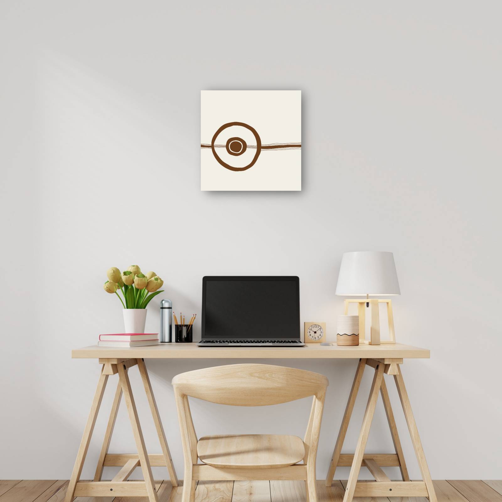 cuadro decorativo Círculos de alma mod