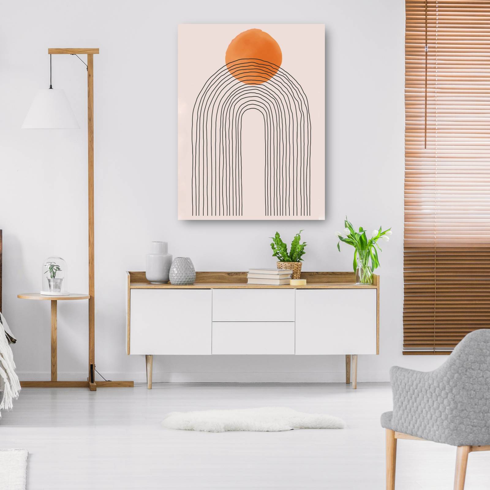 cuadro decorativo Haciendo fila para el sol