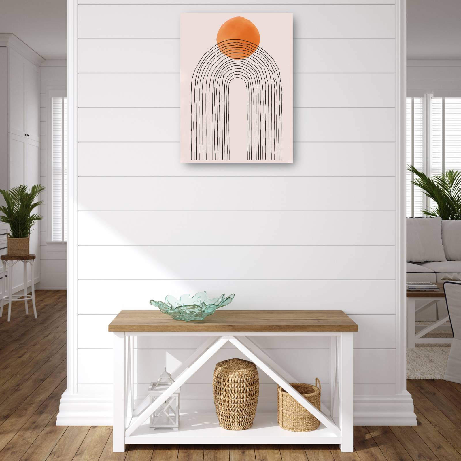 cuadro decorativo Haciendo fila para el sol