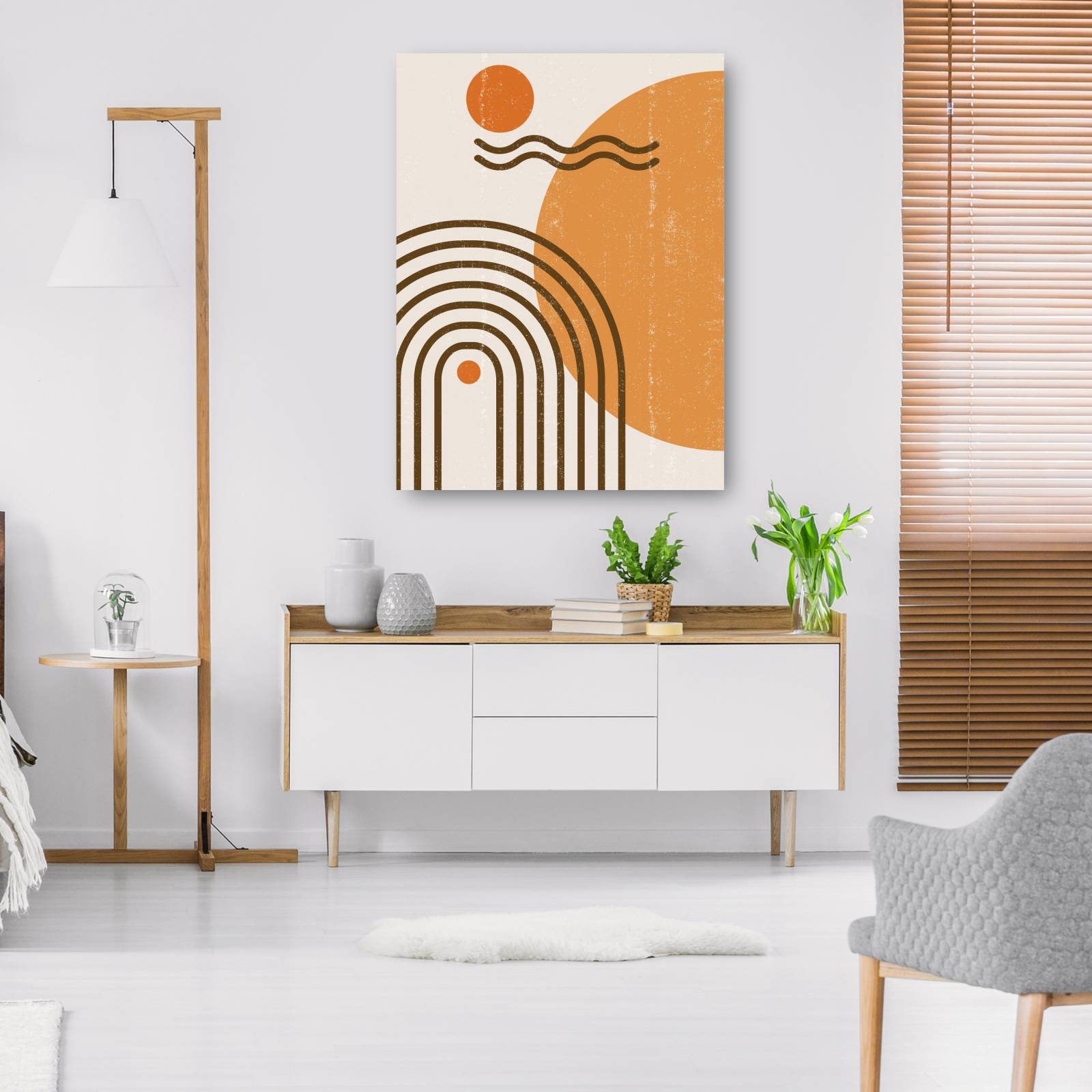 cuadro decorativo Círculo Mod 'Alrededor del Sol