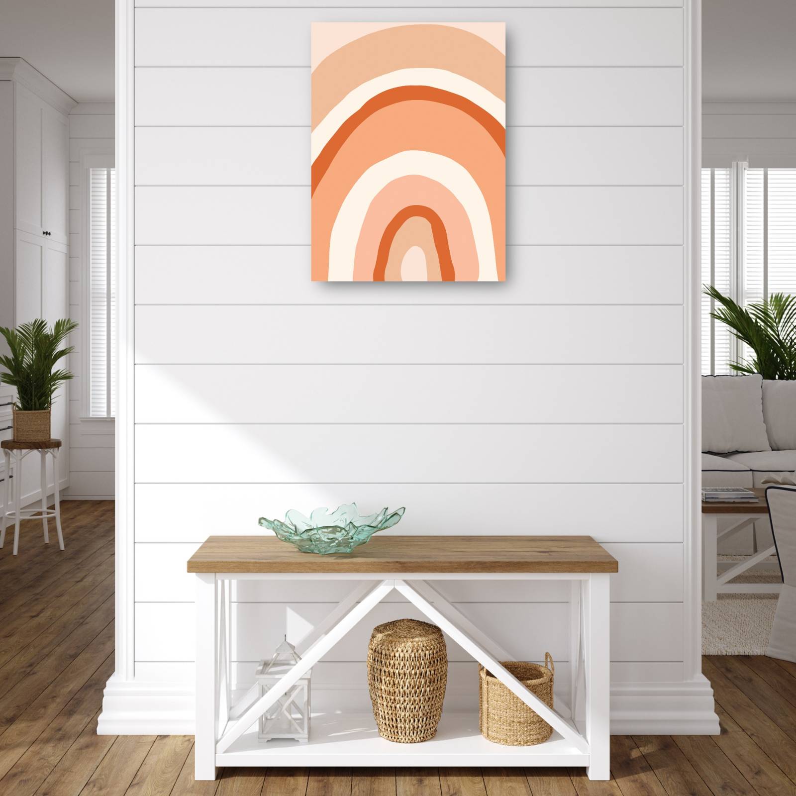 cuadro decorativo Arco iris desvanecido del desierto