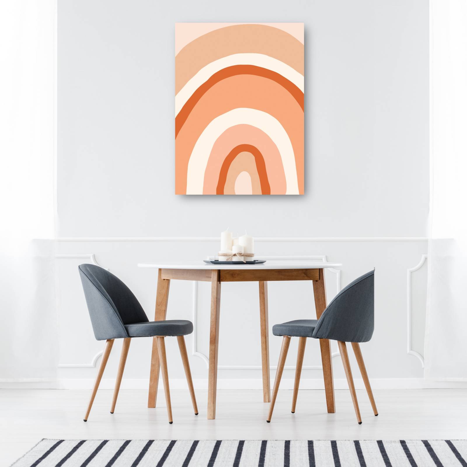 cuadro decorativo Arco iris desvanecido del desierto
