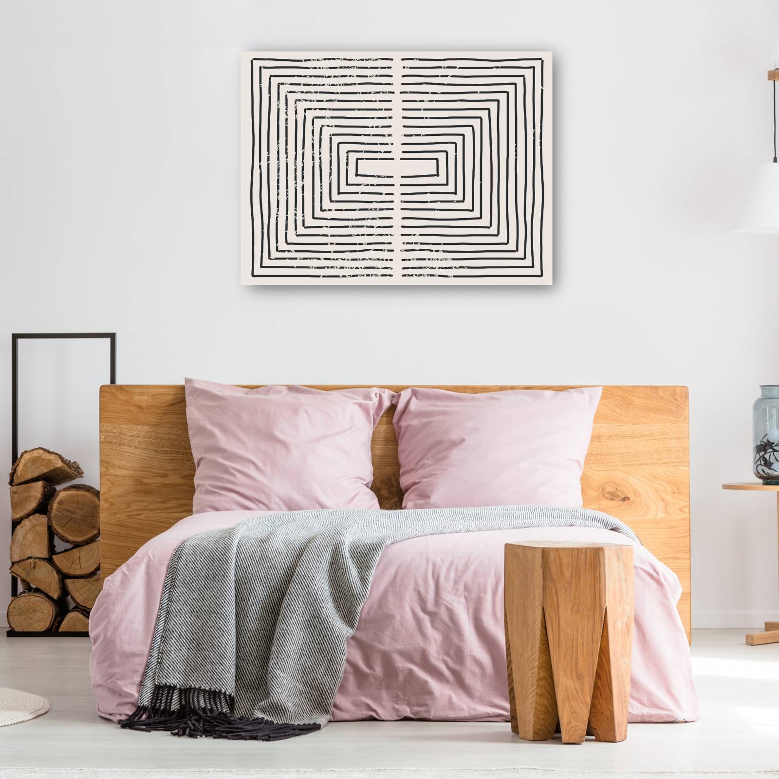 cuadro decorativo Rectángulo de modulación óptica