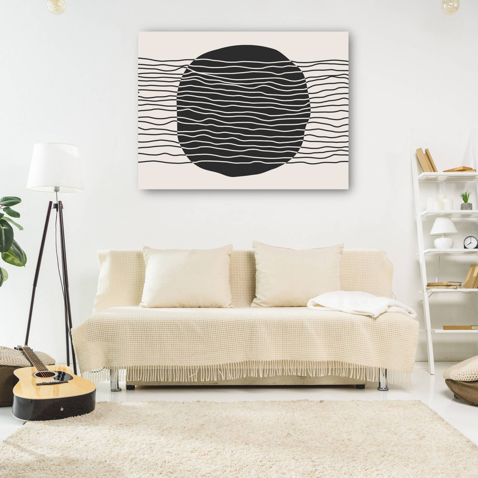 cuadro decorativo Círculo moderno de teoría de cuerdas