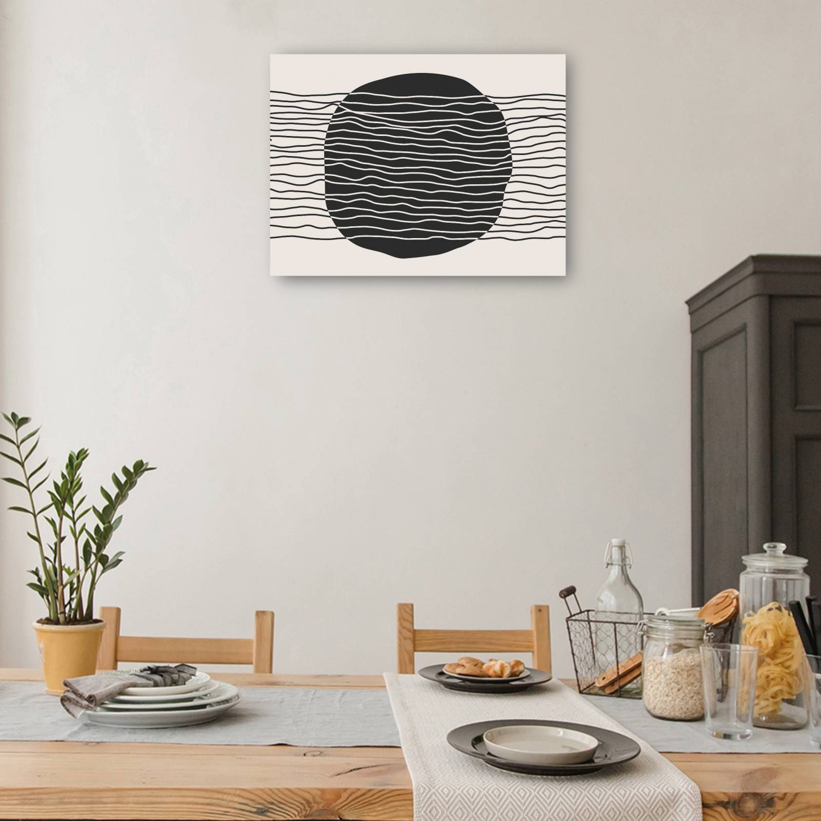 cuadro decorativo Círculo moderno de teoría de cuerdas