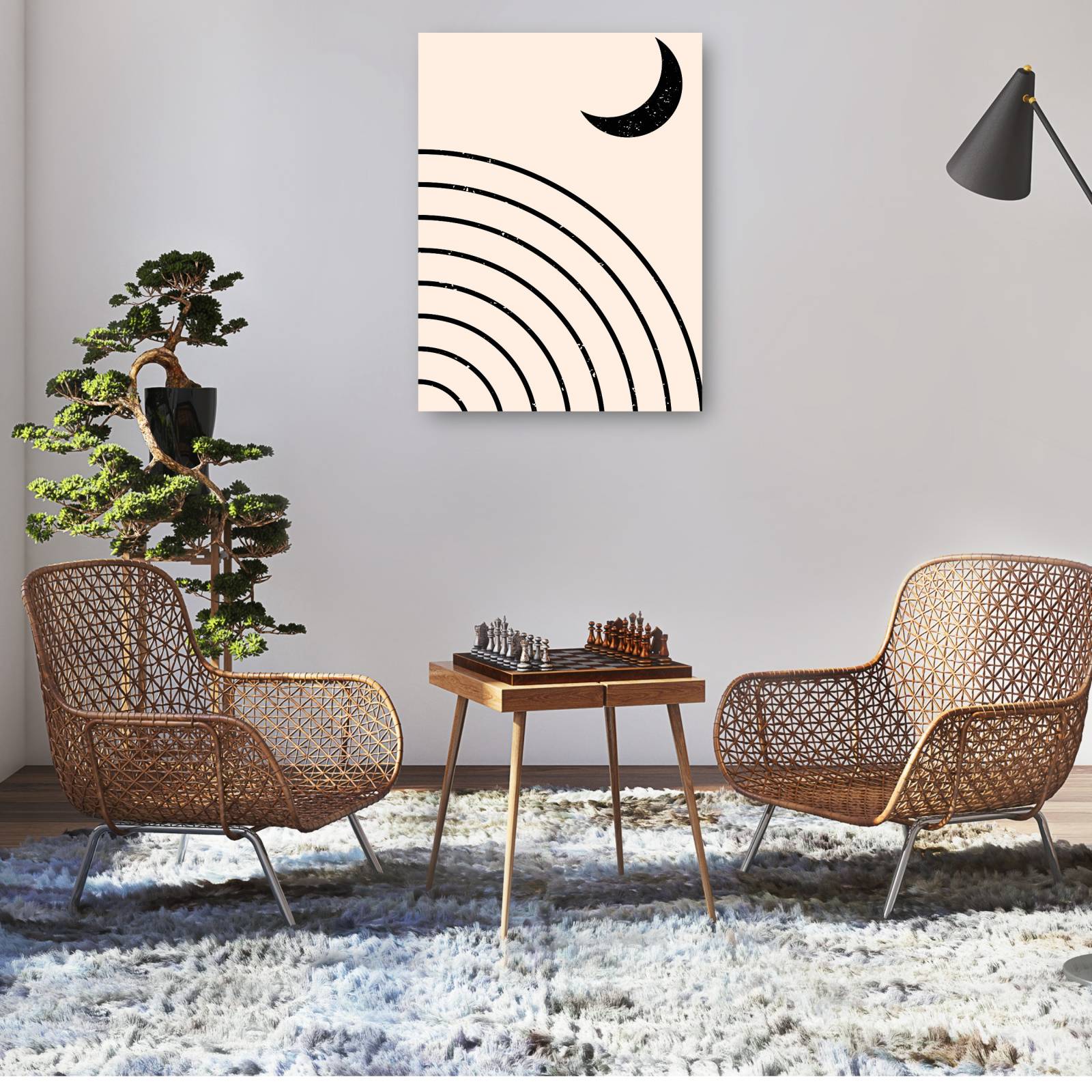 cuadro decorativo Alcanzando la Luna Mod