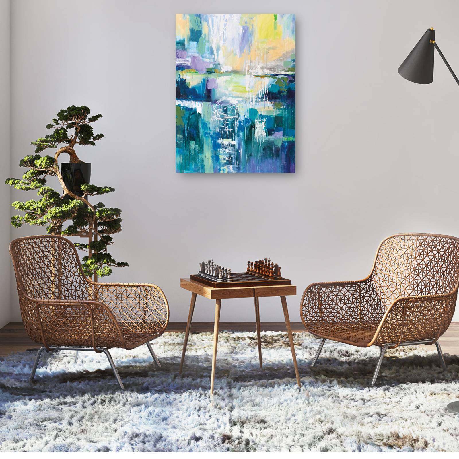 cuadro decorativo Dentro del agua