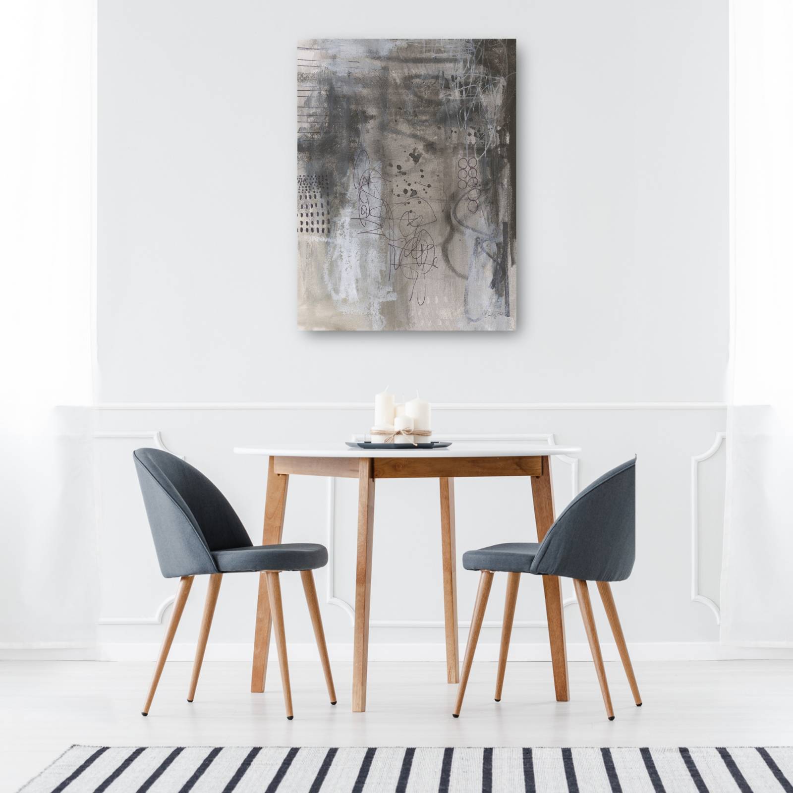 cuadro decorativo Materia gris I