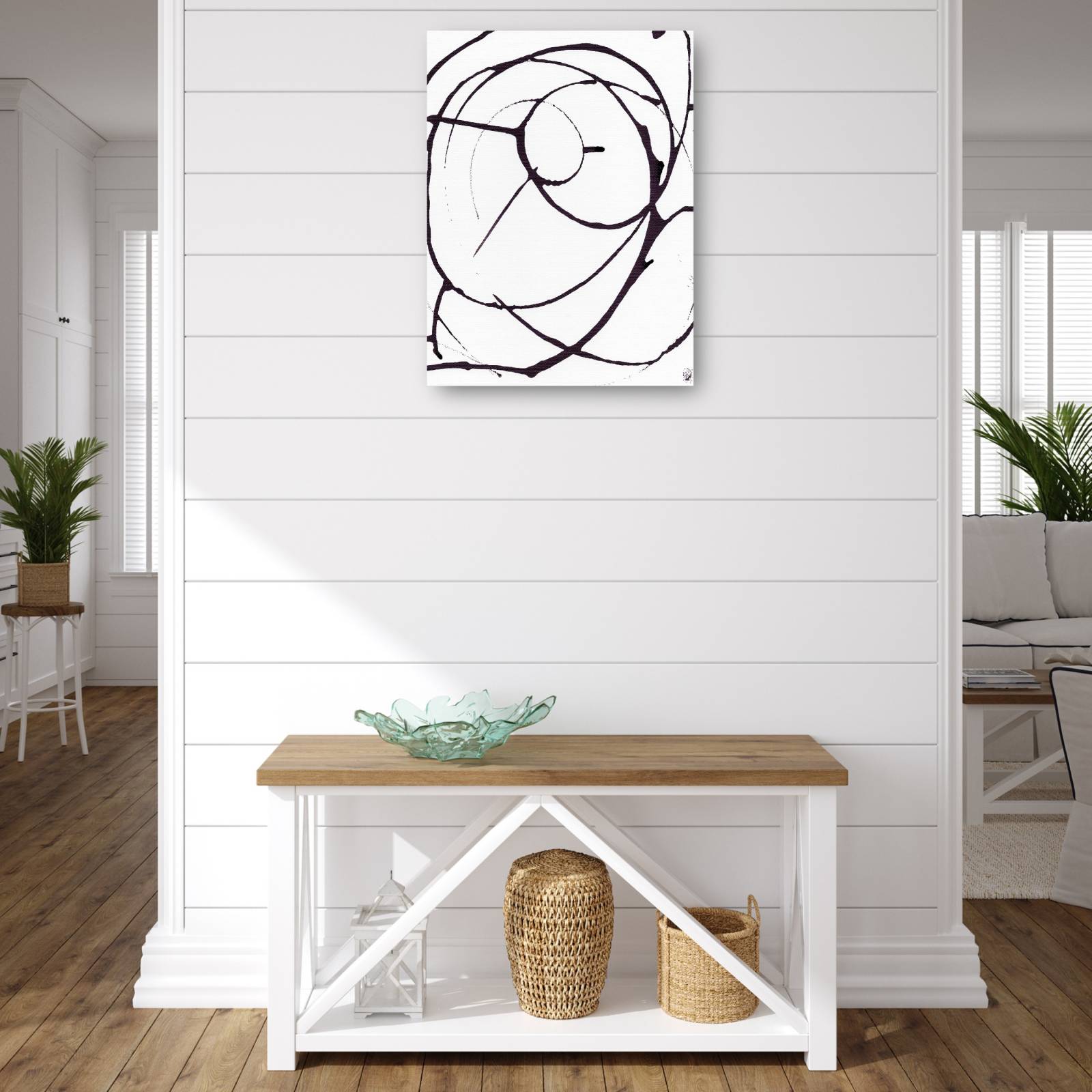 cuadro decorativo Blanco y negro II