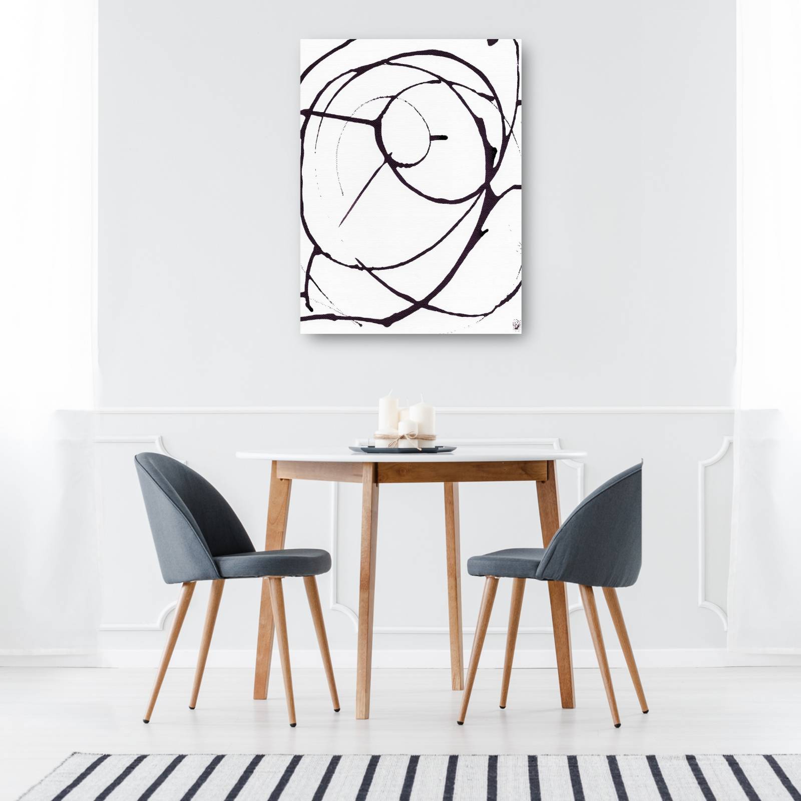 cuadro decorativo Blanco y negro II