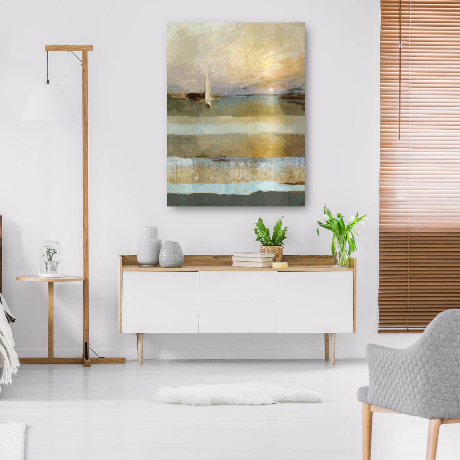 cuadro decorativo Dorado