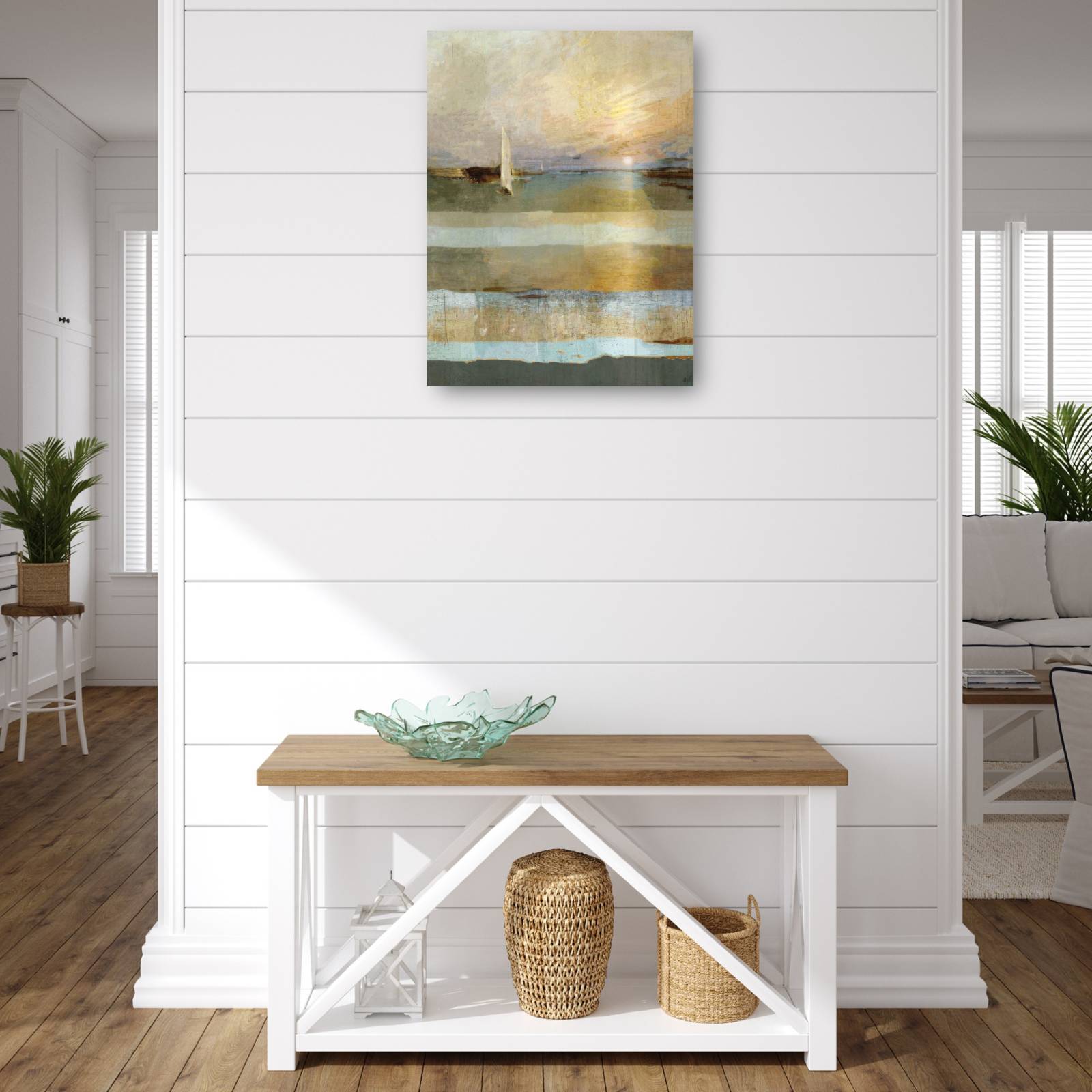 cuadro decorativo Dorado