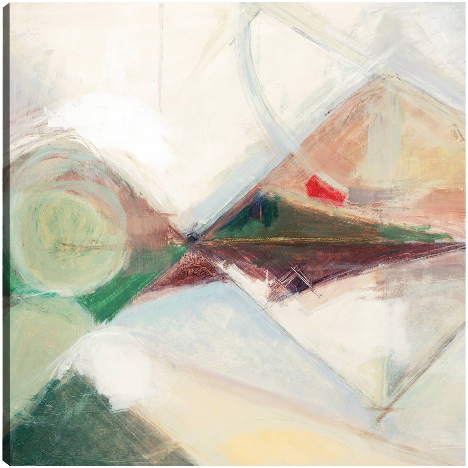 cuadro decorativo círculo verde