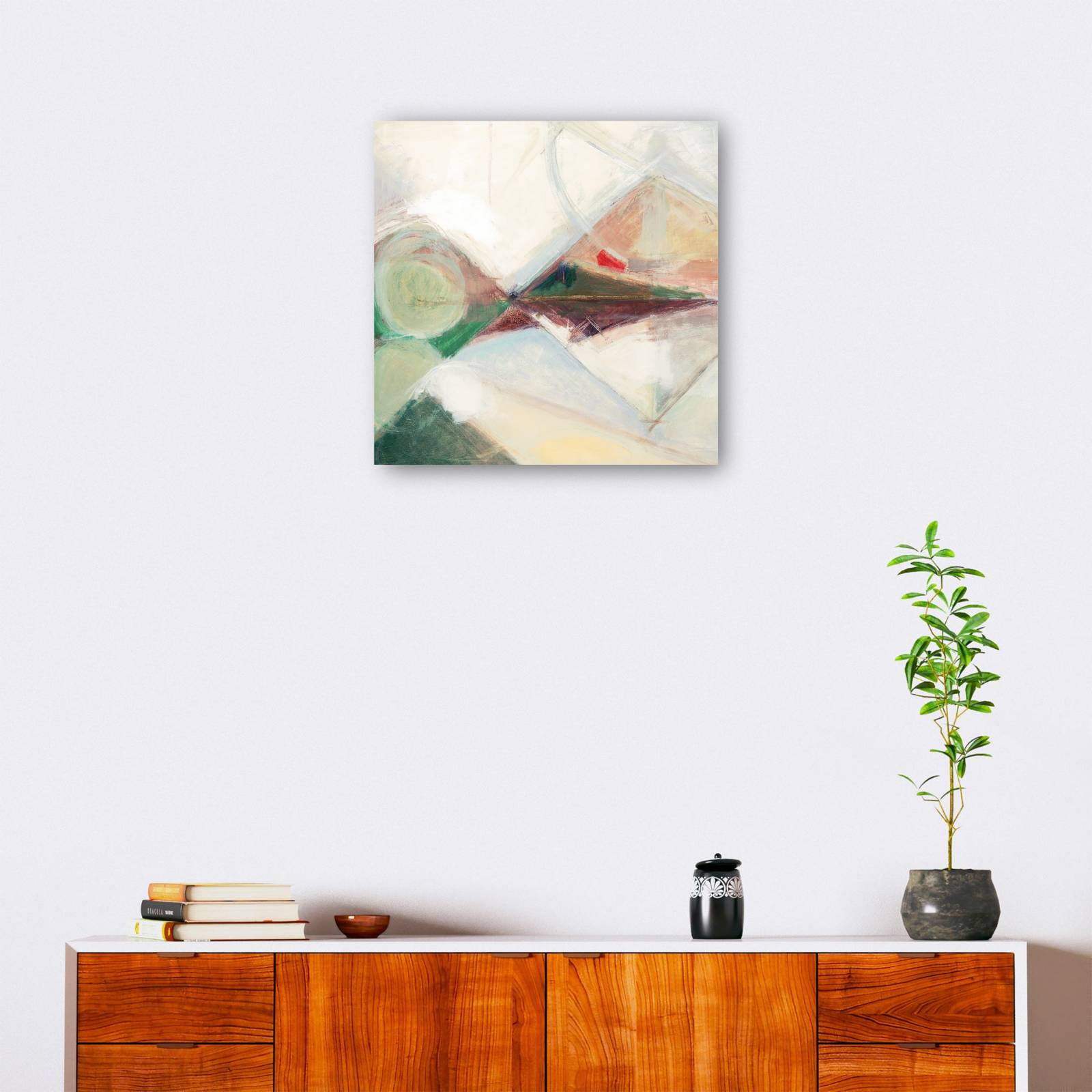 cuadro decorativo círculo verde