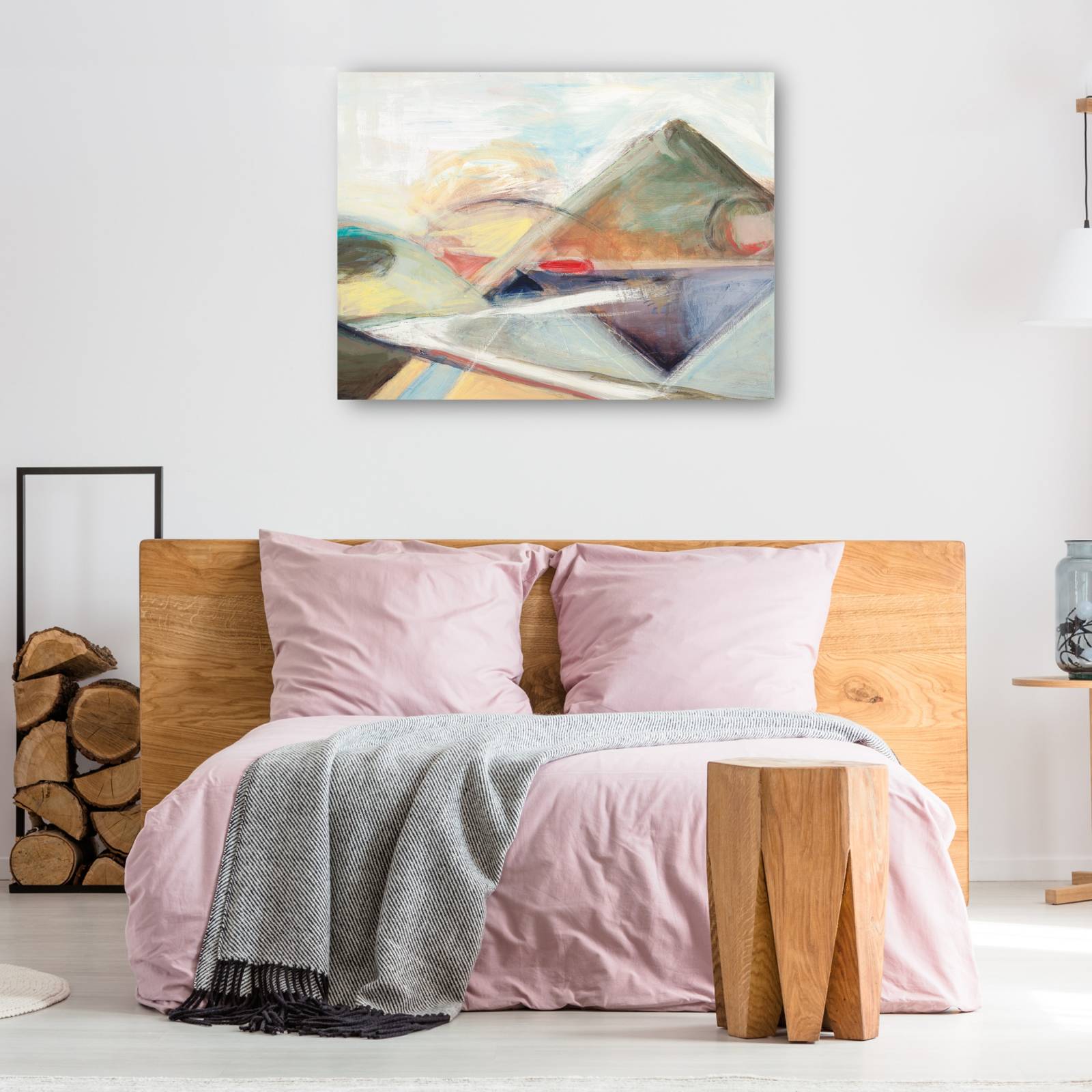 cuadro decorativo Reflejo morado