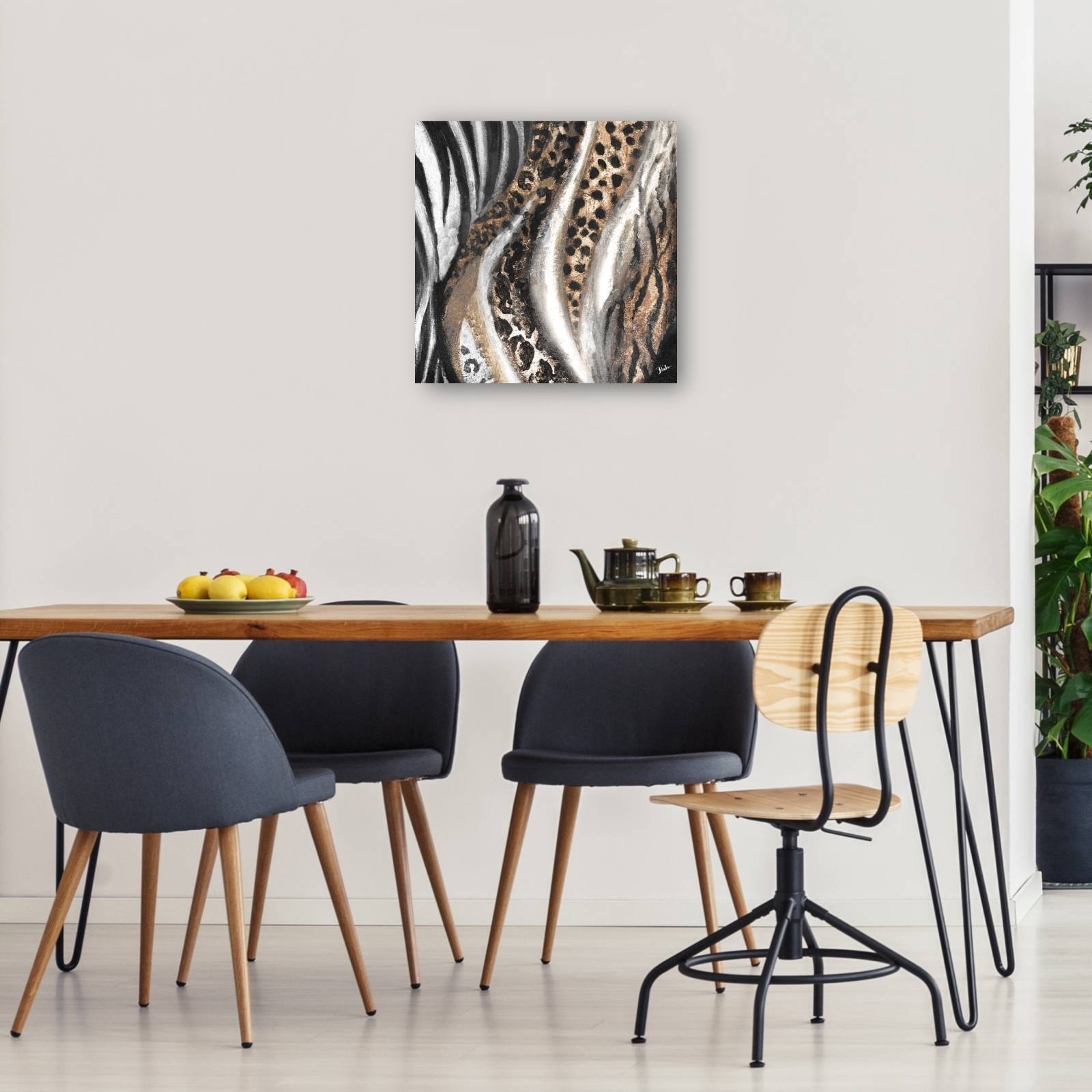 cuadro decorativo Plaza del toque africano