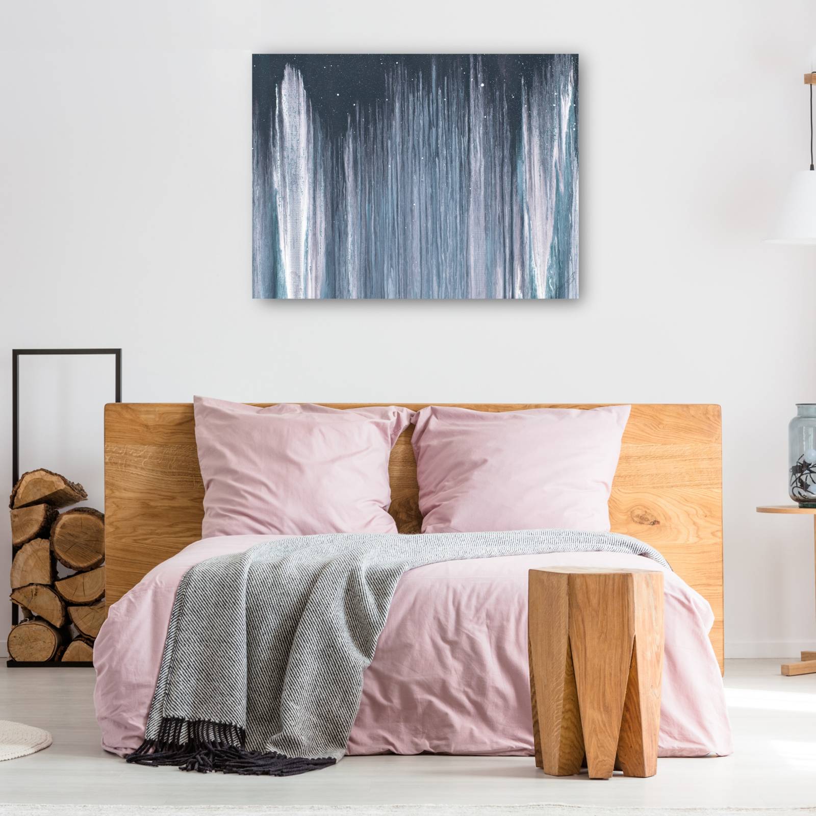 cuadro decorativo ciudad en la noche