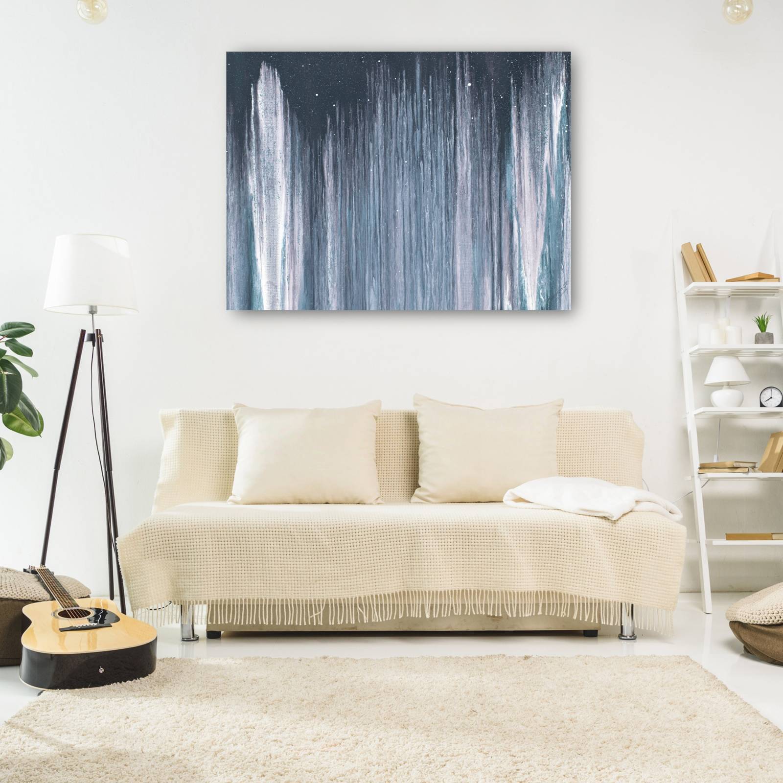 cuadro decorativo ciudad en la noche