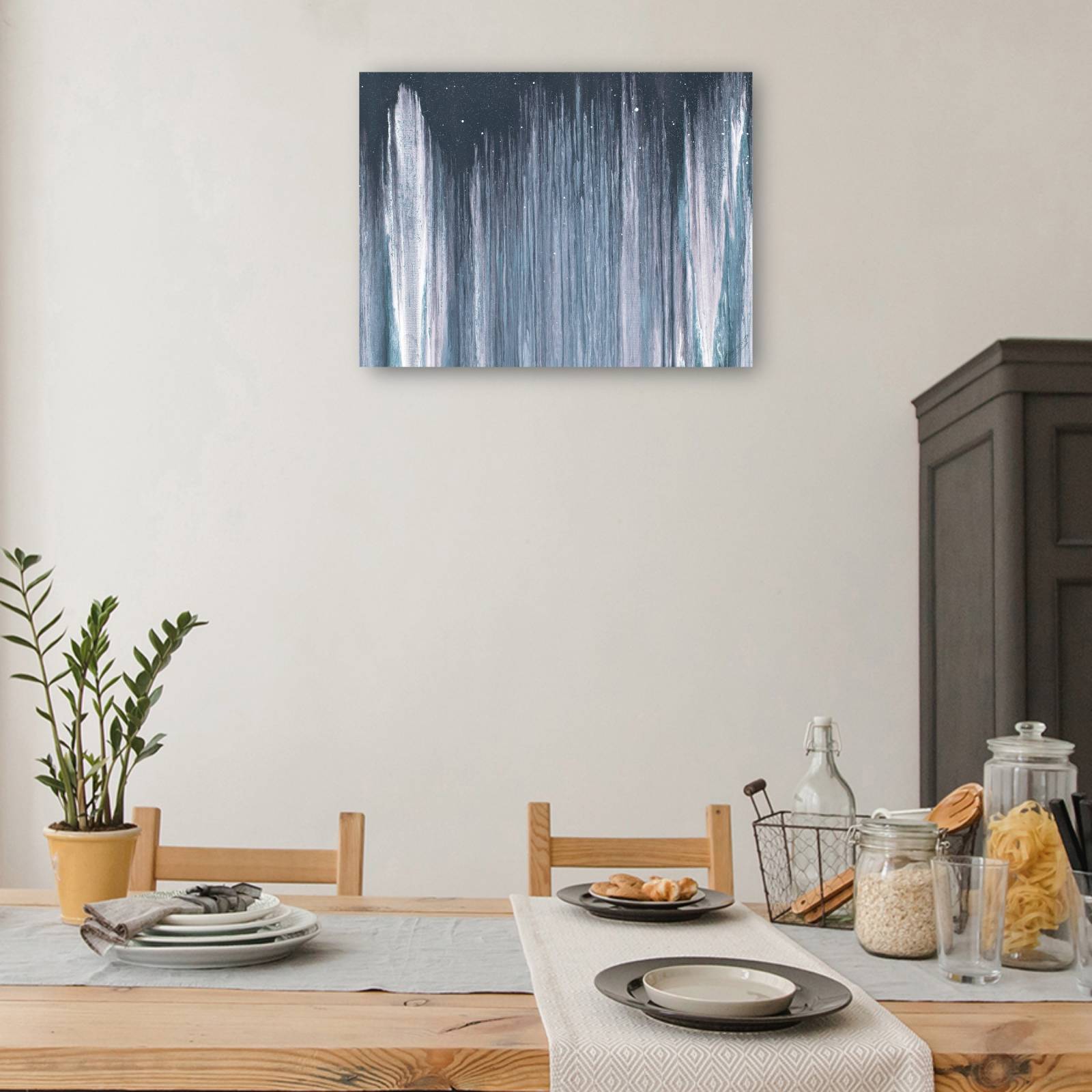 cuadro decorativo ciudad en la noche