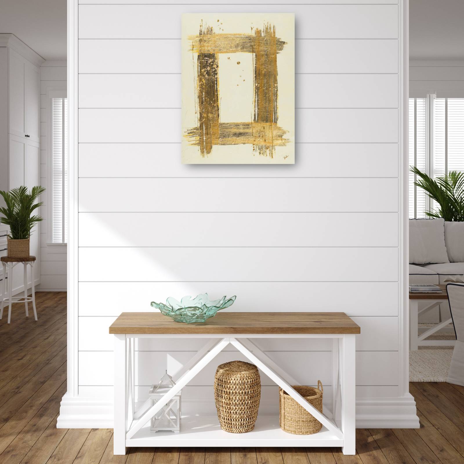 cuadro decorativo Rectángulo de oro