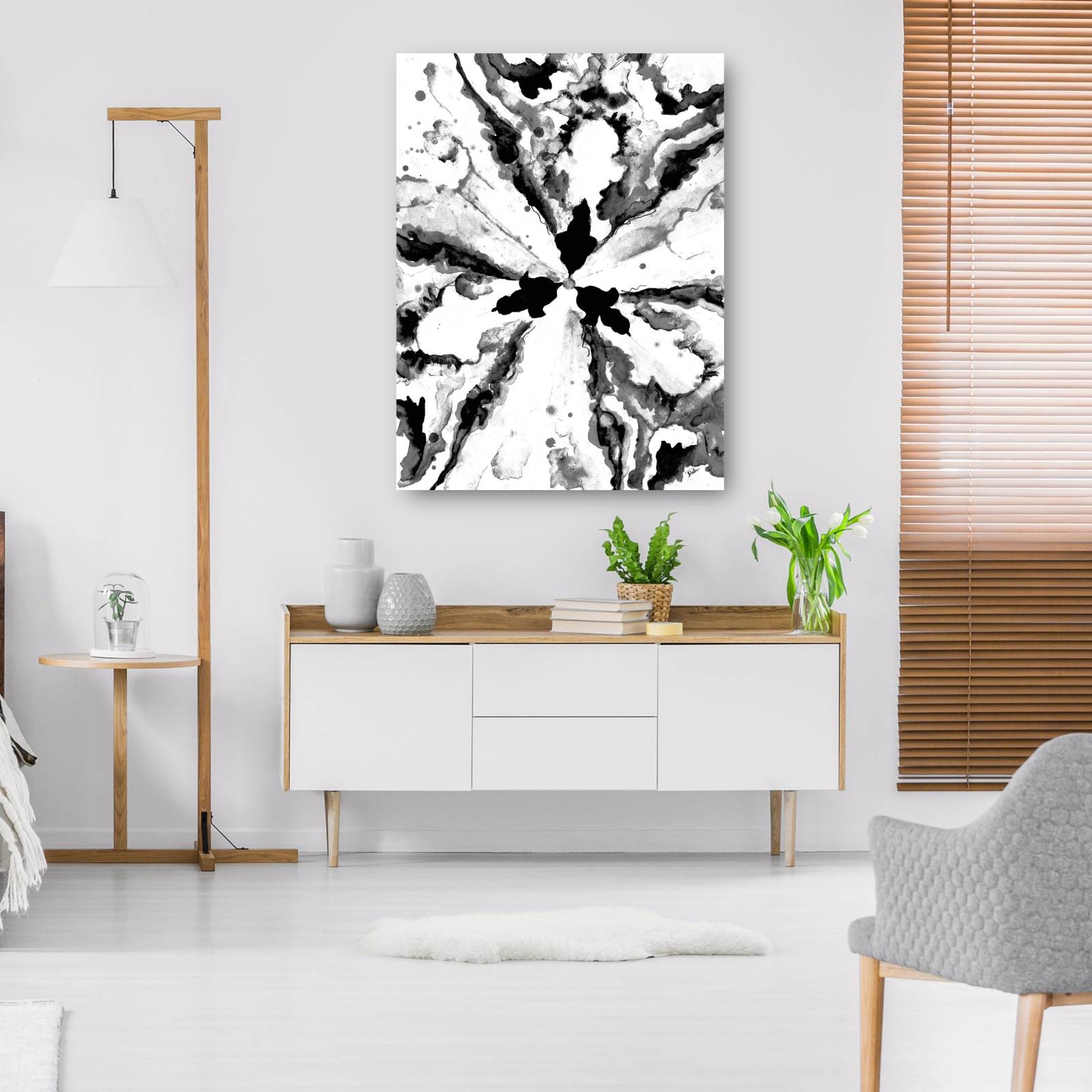 cuadro decorativo Constelación monocromática