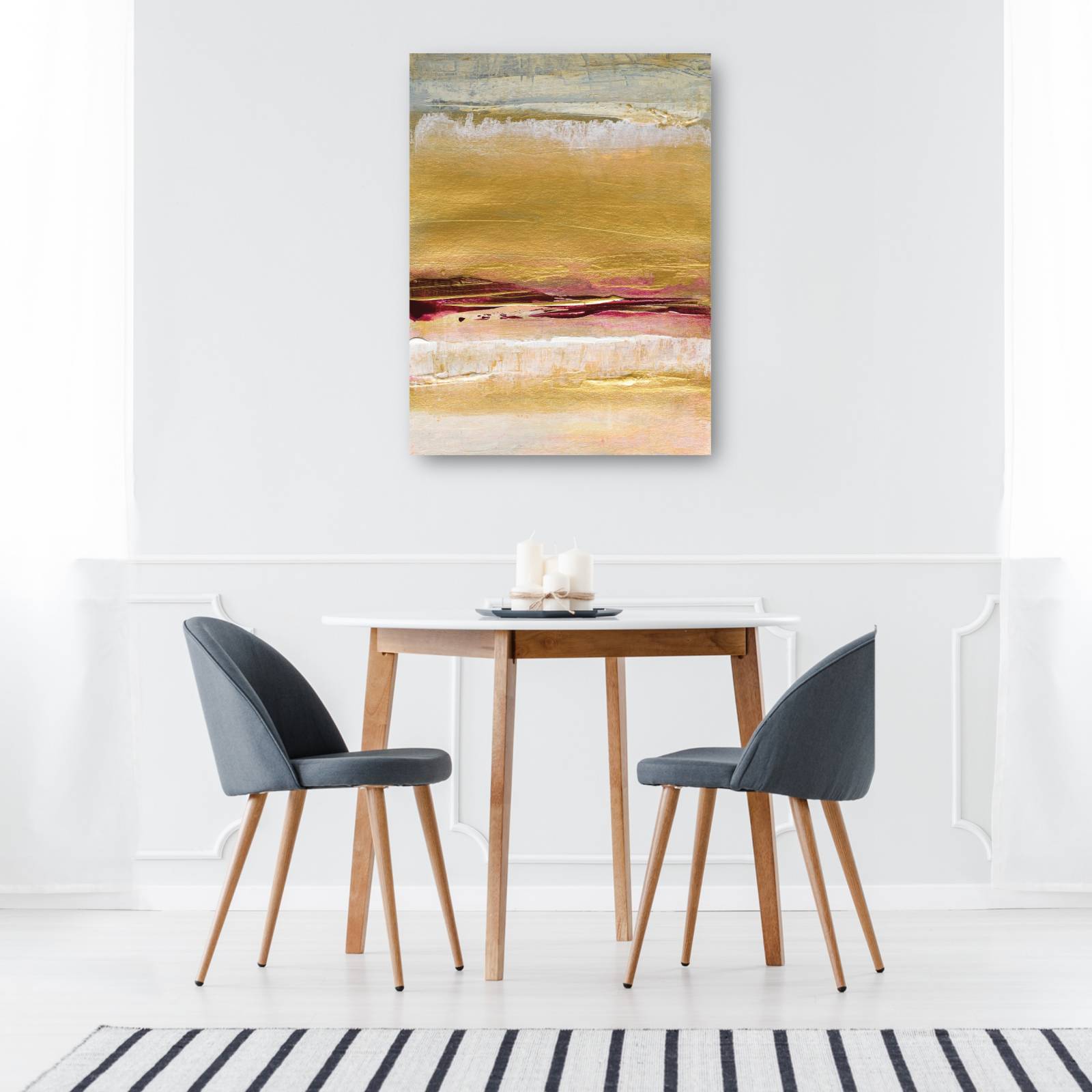 cuadro decorativo Inspiración de rubí dorado