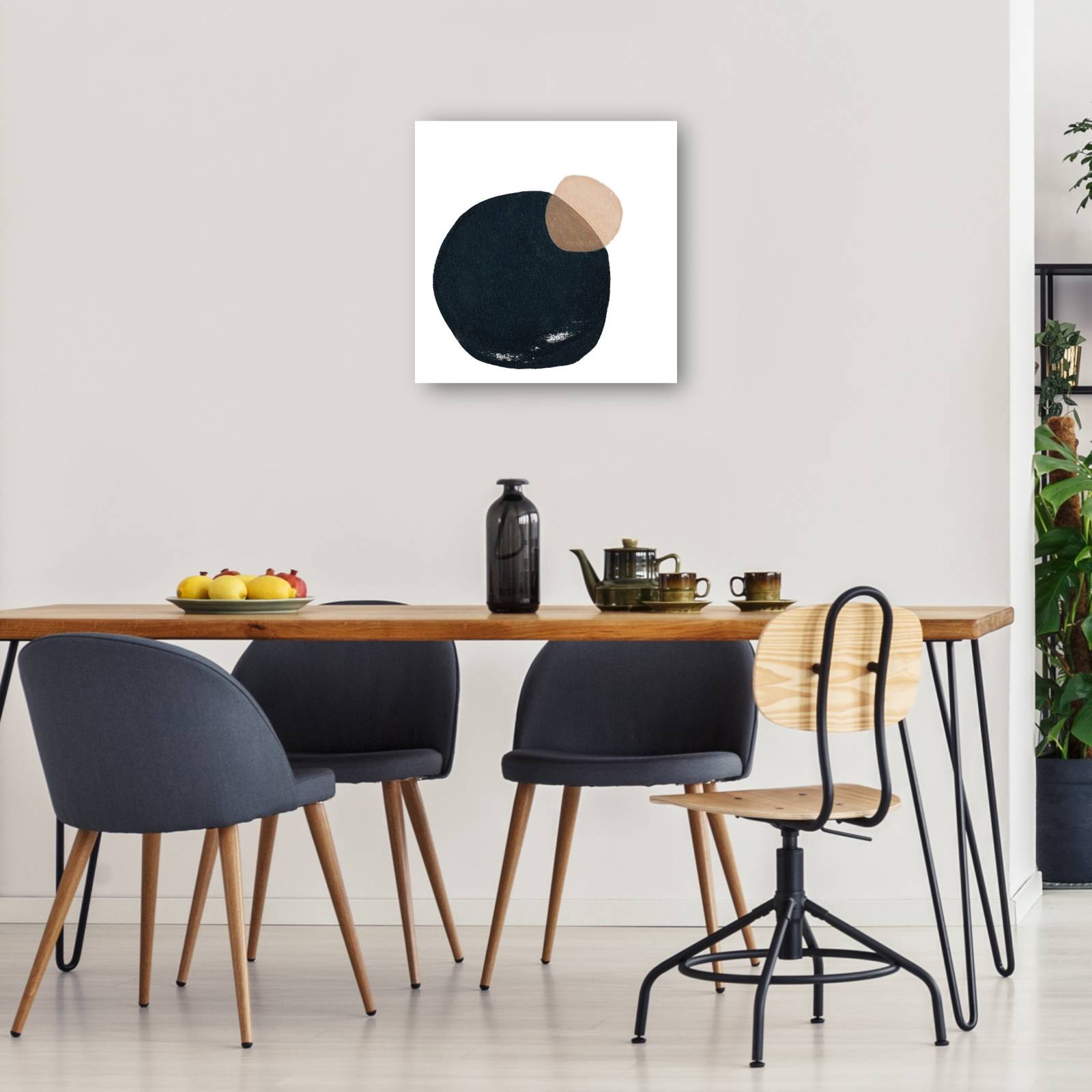 cuadro decorativo abstracción circular